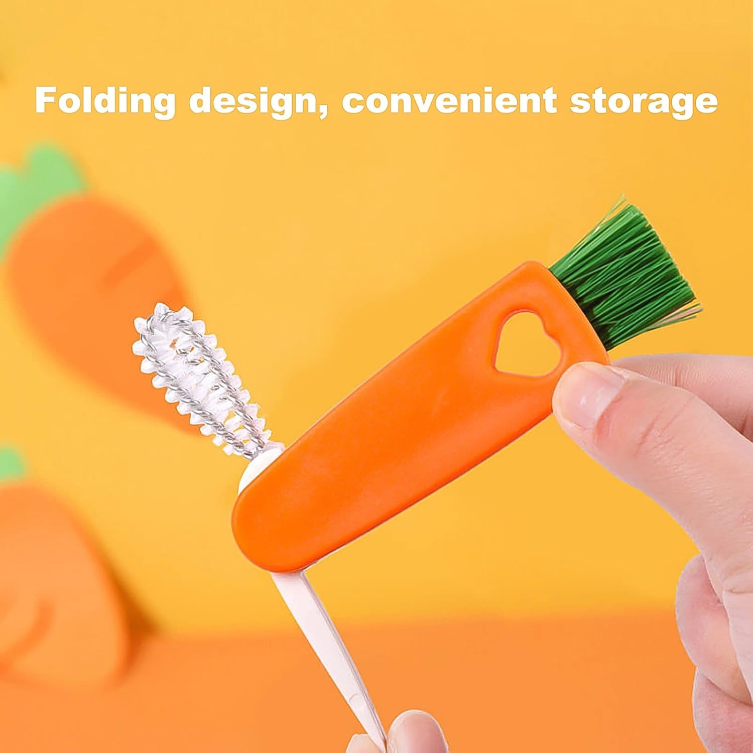 3-in-1 Multifunctional Cleaning Brush Set – Mini Bottle, Cup & Lid Cleaner (1 Pc) - Shivani Jaswal 3-in-1 Multifunctional Cleaning Brush Set – Mini Bottle, Cup & Lid Cleaner (1 Pc)
