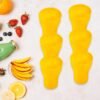 Plastic Glass , Freezer safe Glass, 300ml, Multicolor (Set of 6)