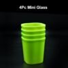 Plastic Drinking Glass Set For Drinking Milk Water Juice (Pack of 4)