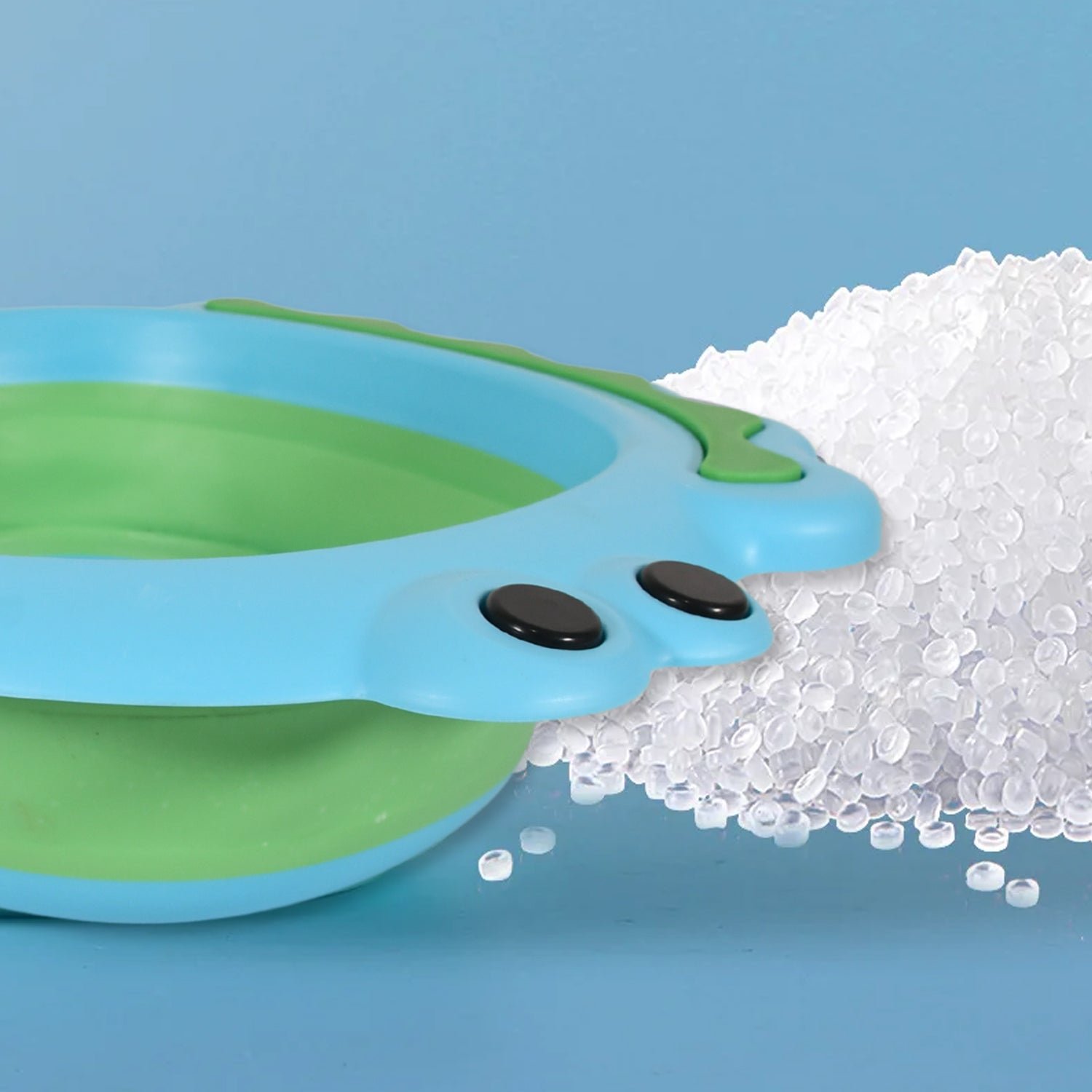 Frog Shape Foldable Baby Wash Basin, Space-Saving Lightweight Face Washing Tub (33×31cm / 1 Pc) - Shivani Jaswal Frog Shape Foldable Baby Wash Basin, Space-Saving Lightweight Face Washing Tub (33×31cm / 1 Pc)