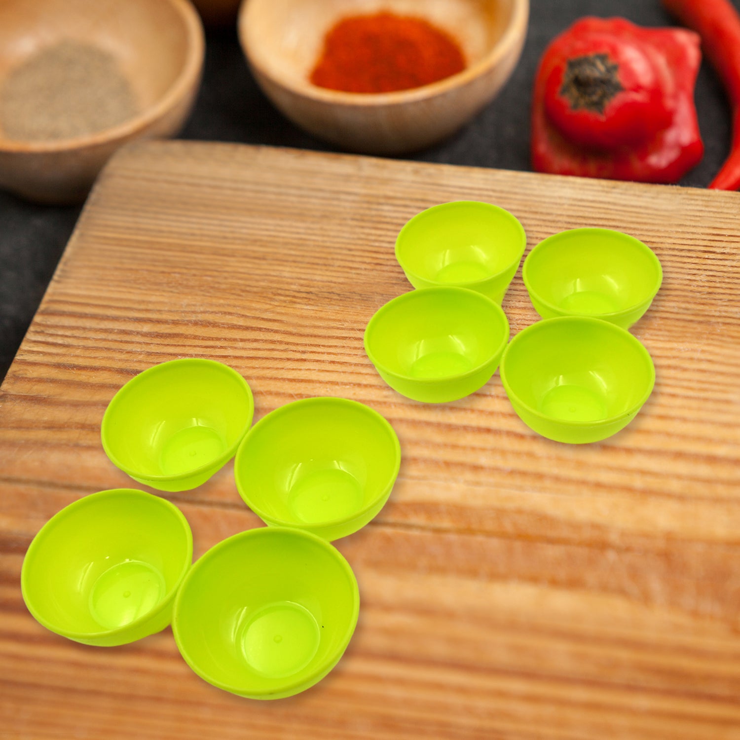 Multipurpose Small Round Plastic Bowl / Katori, Microwave Safe Reusable Lightweight Bowl, Dishwasher Safe Chutney Bowl (8 Pcs Set) - Shivani Jaswal Multipurpose Small Round Plastic Bowl / Katori, Microwave Safe Reusable Lightweight Bowl, Dishwasher Safe Chutney Bowl (8 Pcs Set)