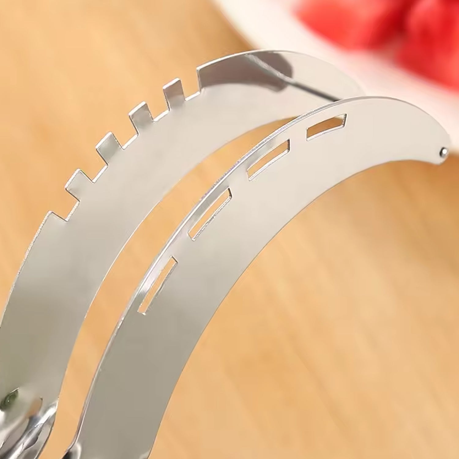3in1 Stainless Steel Watermelon Cantaloupe Slicer Knife, Corer Fruit, Vegetable Tools Kitchen (1 Pc) - Shivani Jaswal 3in1 Stainless Steel Watermelon Cantaloupe Slicer Knife, Corer Fruit, Vegetable Tools Kitchen (1 Pc)