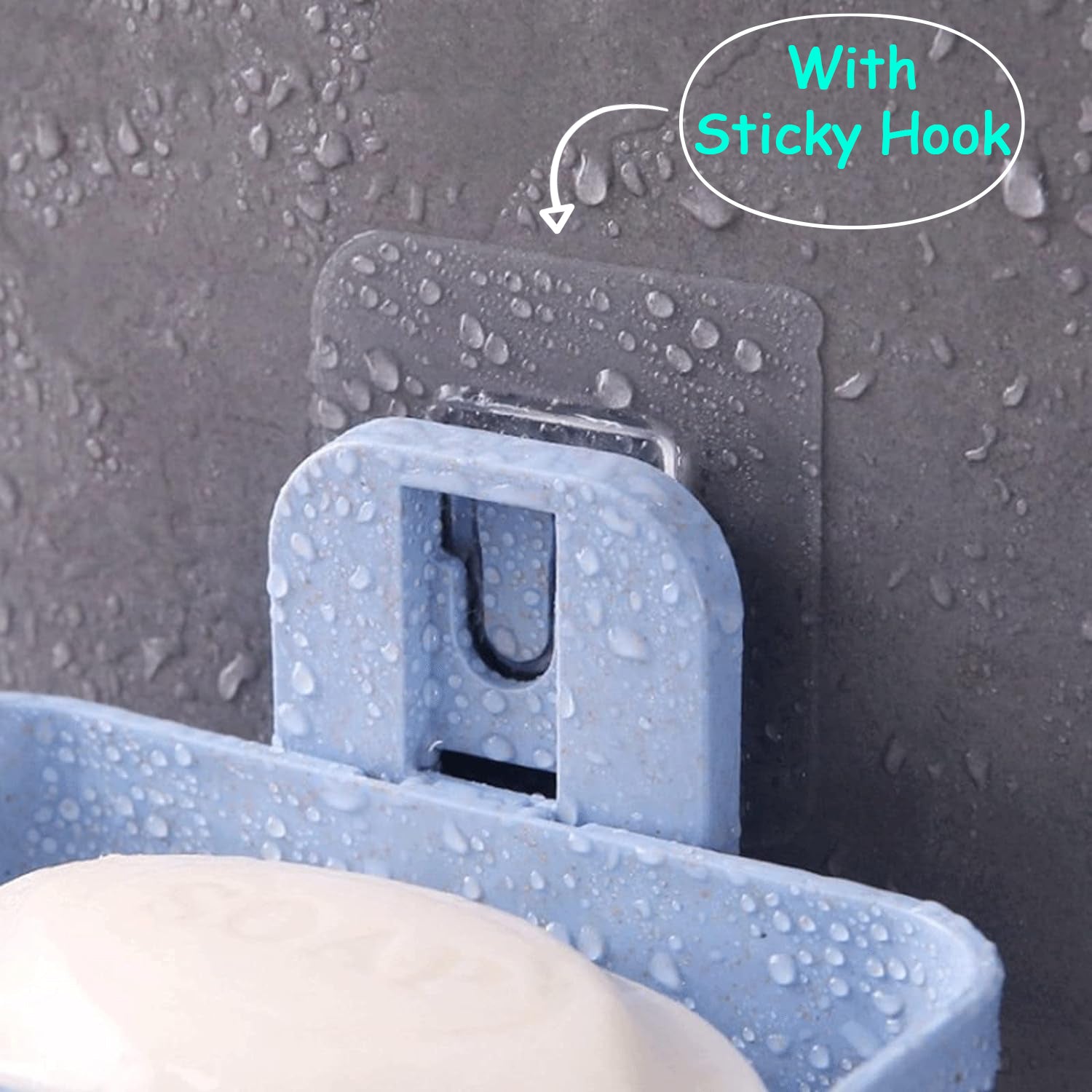 Adhesive Sticker Soap 2 Layer Dish Holder Wall Mounted Bathroom Shower Soap Holder Saver Box Storage Organizer Rack, ABS Plastic (Double Layers / 2 pcs set) - Shivani Jaswal Adhesive Sticker Soap 2 Layer Dish Holder Wall Mounted Bathroom Shower Soap Holder Saver Box Storage Organizer Rack, ABS Plastic (Double Layers / 2 pcs set)