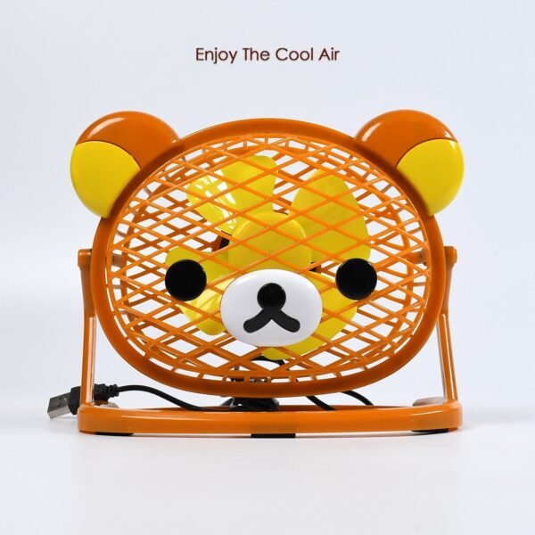 Stylish & Silent: Teddy Bear USB Fan for Any Space Ã¢â‚¬â€œ Adjustable Cooling!