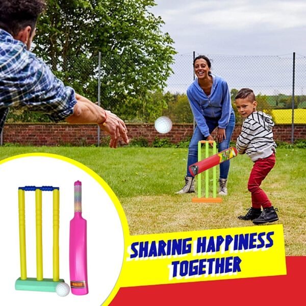 Plastic Cricket Bat Ball Set for Boys and Girls