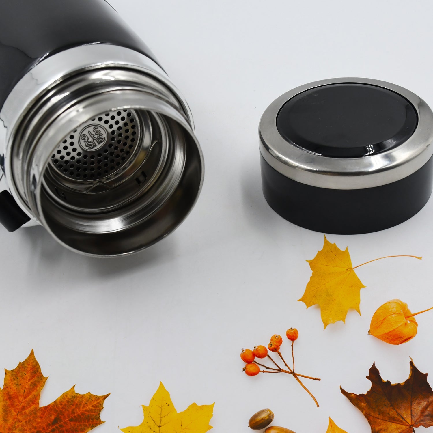 Double Stainless Steel Wall Flask Vacuum Insulated Water Bottle - Shivani Jaswal Double Stainless Steel Wall Flask Vacuum Insulated Water Bottle