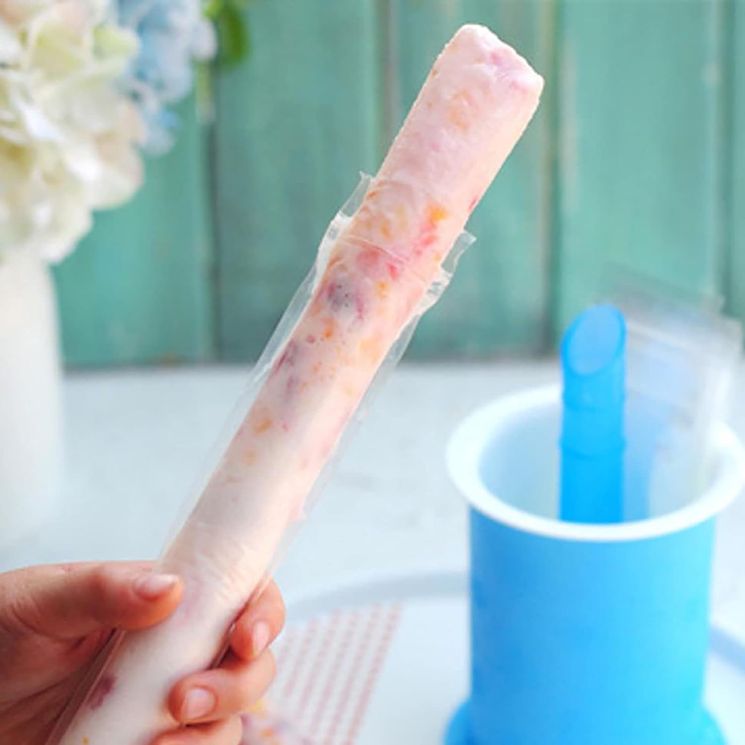 DIY Manual Popsicle Maker – Reusable Ice Cream Mold (Approx 20 Pcs Packing Bag) - Shivani Jaswal DIY Manual Popsicle Maker – Reusable Ice Cream Mold (Approx 20 Pcs Packing Bag)