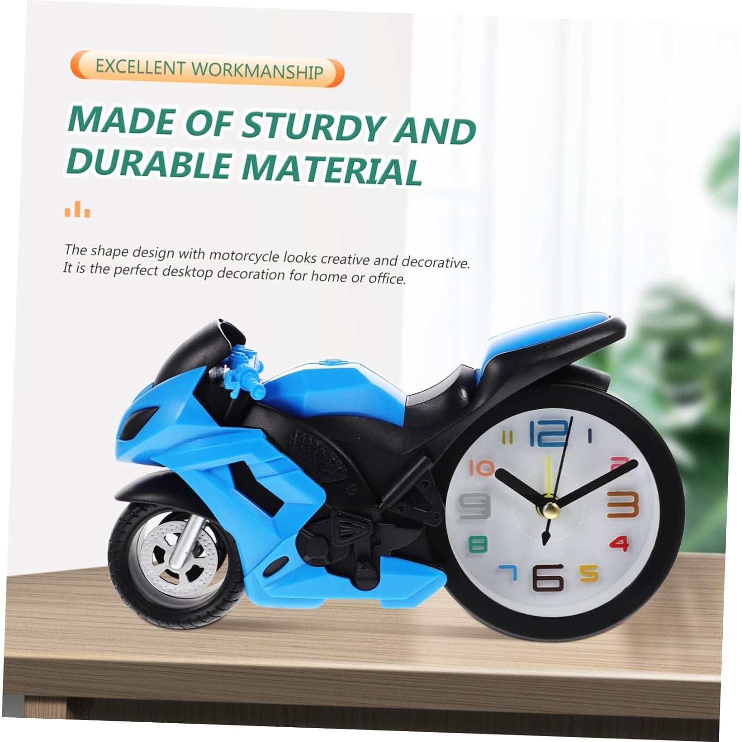 Retro Motorcycle Alarm Clock – Novelty Bike Engine Style Desk Clock - Shivani Jaswal Retro Motorcycle Alarm Clock – Novelty Bike Engine Style Desk Clock