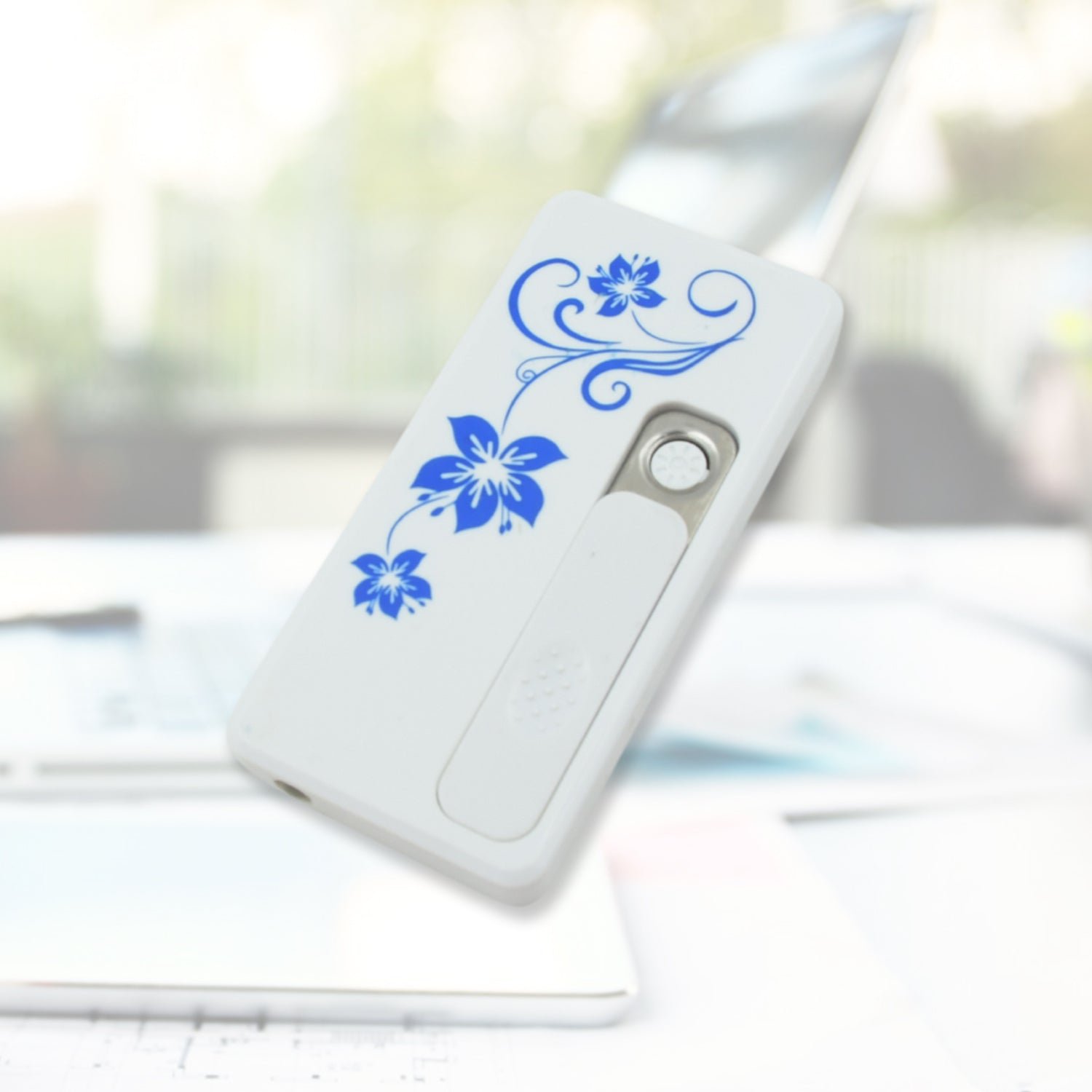 Stylish Electric USB Lighter for Men & Women, Regular Cigarettes Portable USB Rechargeable Flameless, Coil Slim Cigarette Lighter with Charging Cable, Windproof E lighter, Lighter for Smoking (1 Pc ) - Shivani Jaswal Stylish Electric USB Lighter for Men & Women, Regular Cigarettes Portable USB Rechargeable Flameless, Coil Slim Cigarette Lighter with Charging Cable, Windproof E lighter, Lighter for Smoking (1 Pc )