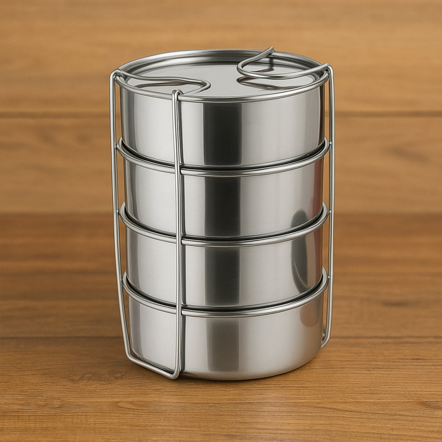 Double Wall Insulated Tiffin with Handle (1 Pc): Stackable, Hot Food Container - Shivani Jaswal Double Wall Insulated Tiffin with Handle (1 Pc): Stackable, Hot Food Container