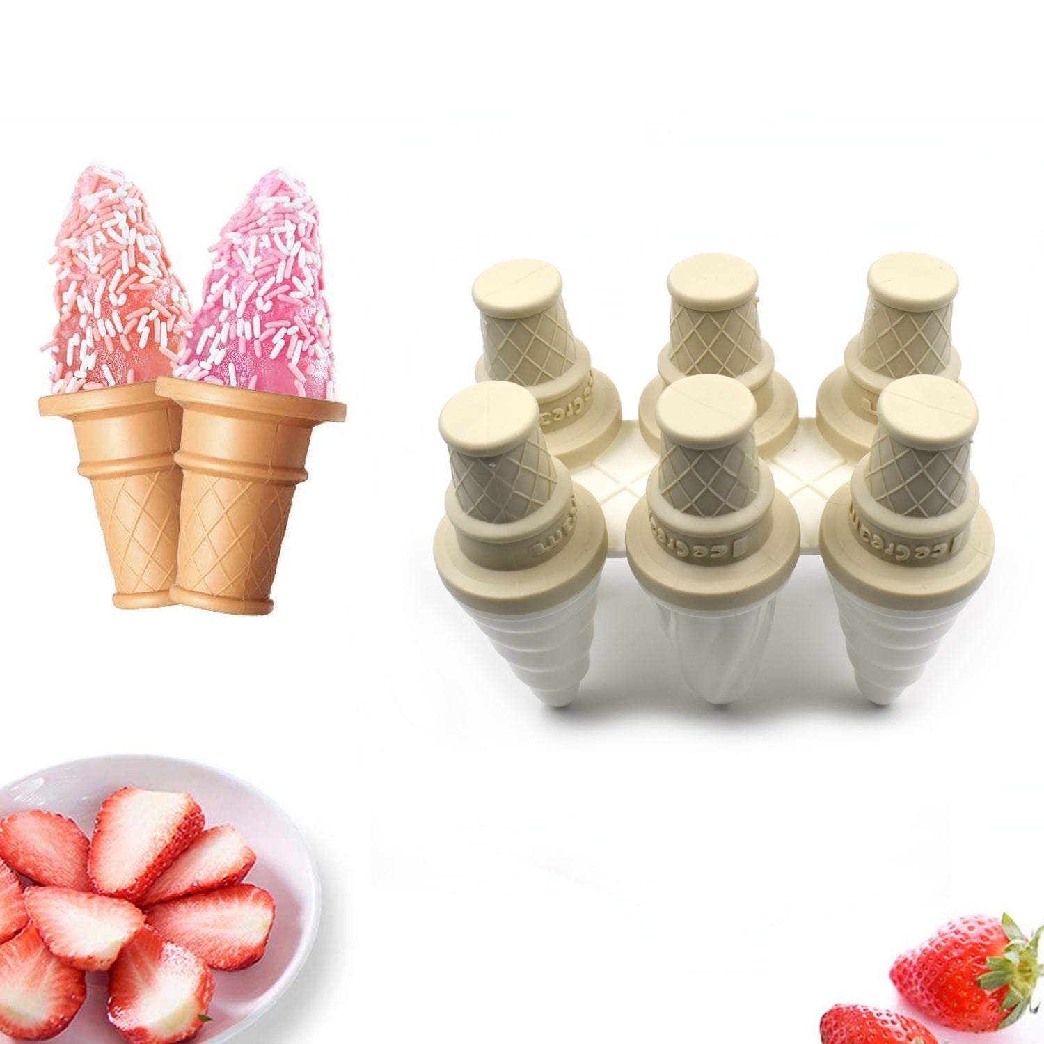 Ice Candy Maker Mold for Ice Cream at Home or Restaurants (6 Pc) - Shivani Jaswal Ice Candy Maker Mold for Ice Cream at Home or Restaurants (6 Pc)