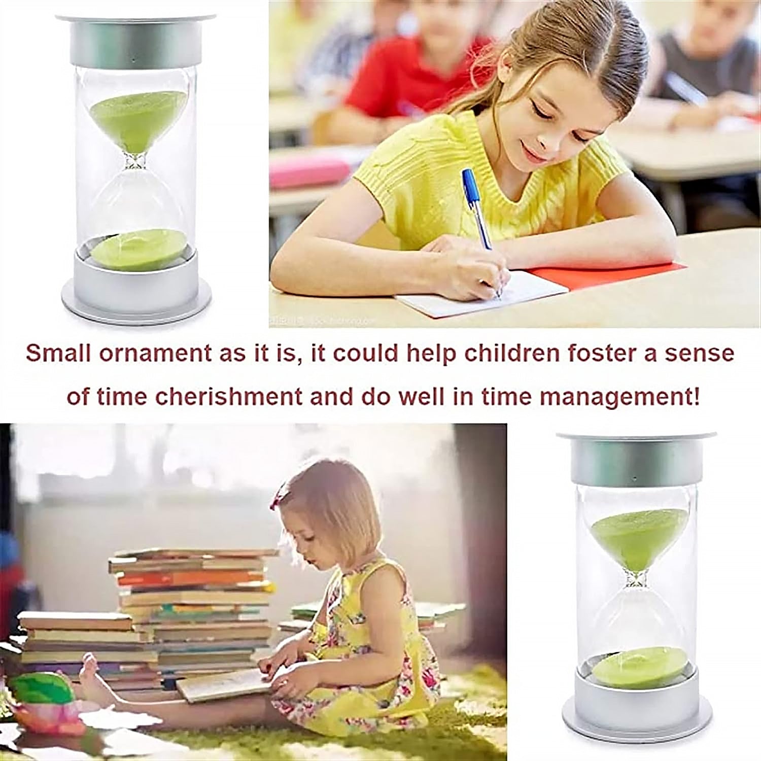 45-Minute Green Sand Timer – Hourglass Time Management Tool for Classroom & Games (Color : Green) - Shivani Jaswal 45-Minute Green Sand Timer – Hourglass Time Management Tool for Classroom & Games (Color : Green)
