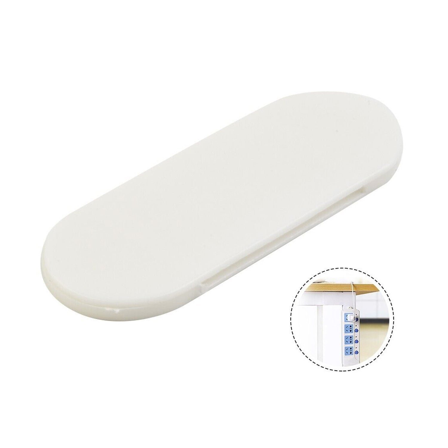 Self Adhesive No Hole Wall Mount, Reusable, Non Residue Plug Organizer For Home Office & Multiuse Device, Wall Socket Holder Power Strip Holder Wall Mount Wall Hanging - Shivani Jaswal Self Adhesive No Hole Wall Mount, Reusable, Non Residue Plug Organizer For Home Office & Multiuse Device, Wall Socket Holder Power Strip Holder Wall Mount Wall Hanging