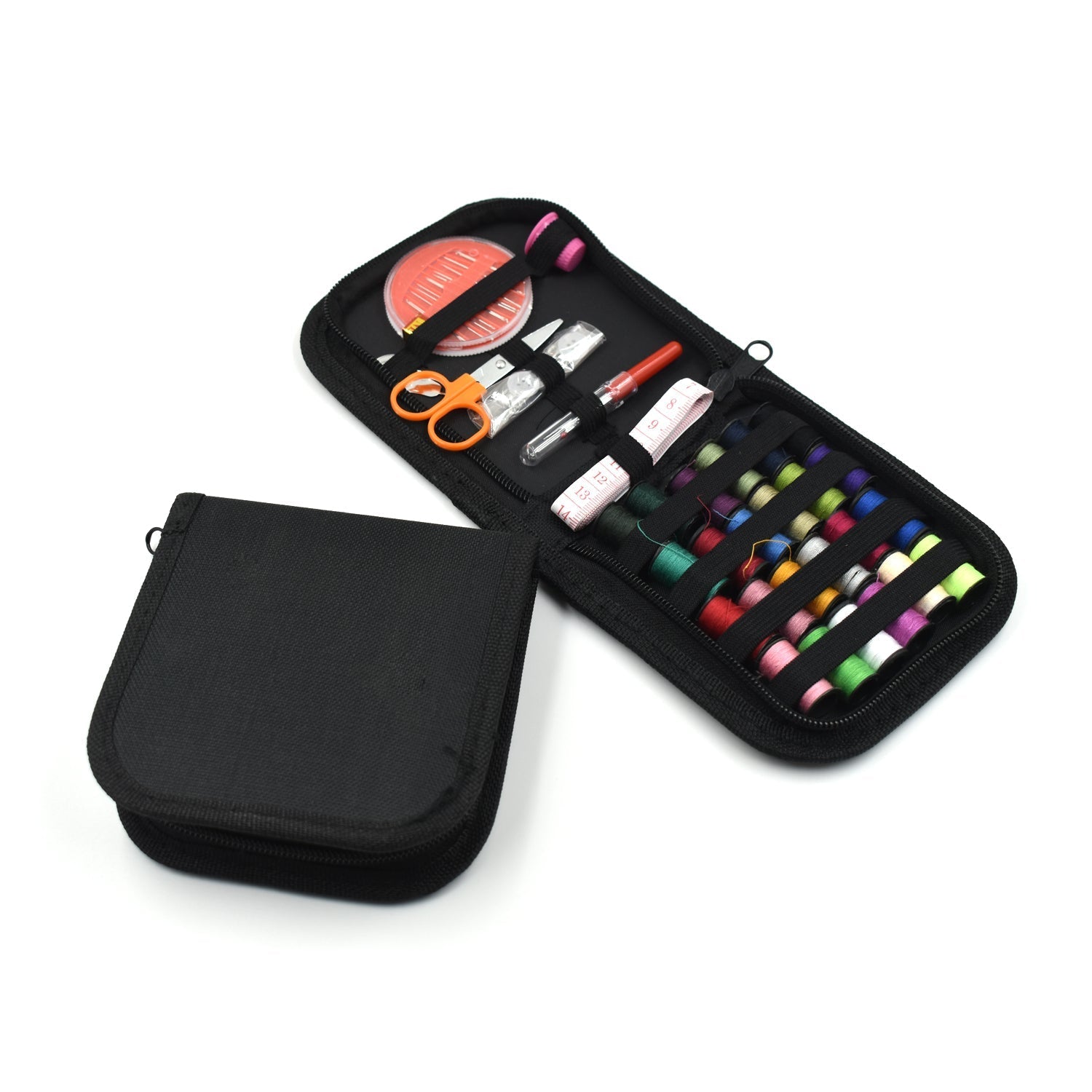 48 Pc Purse Sewing Set used for sewing of clothes and fabrics including all home purposes. - Shivani Jaswal 48 Pc Purse Sewing Set used for sewing of clothes and fabrics including all home purposes.