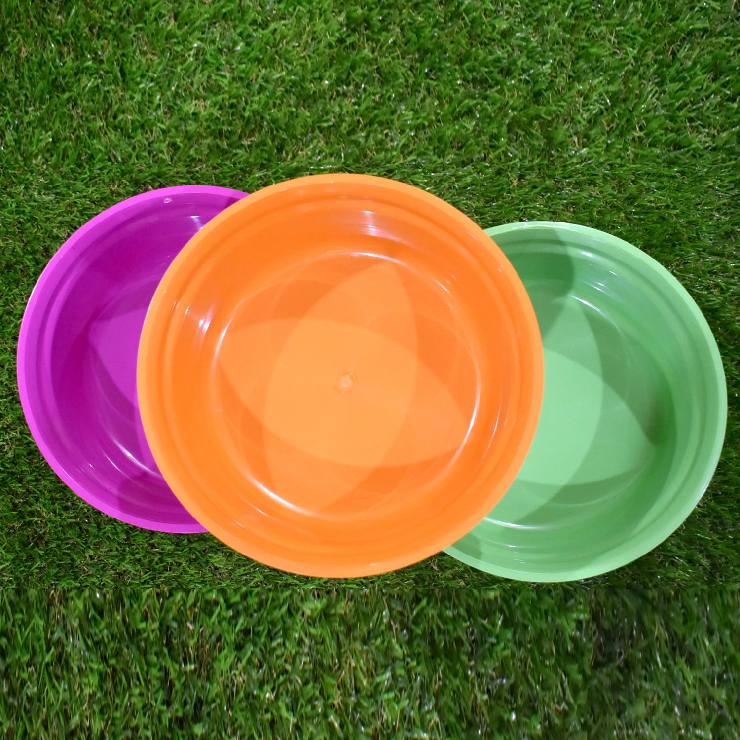 Household Storage Plastic Round Bowl / Tub / Basket / Bucket set - Pack of 3 - Shivani Jaswal Household Storage Plastic Round Bowl / Tub / Basket / Bucket set - Pack of 3