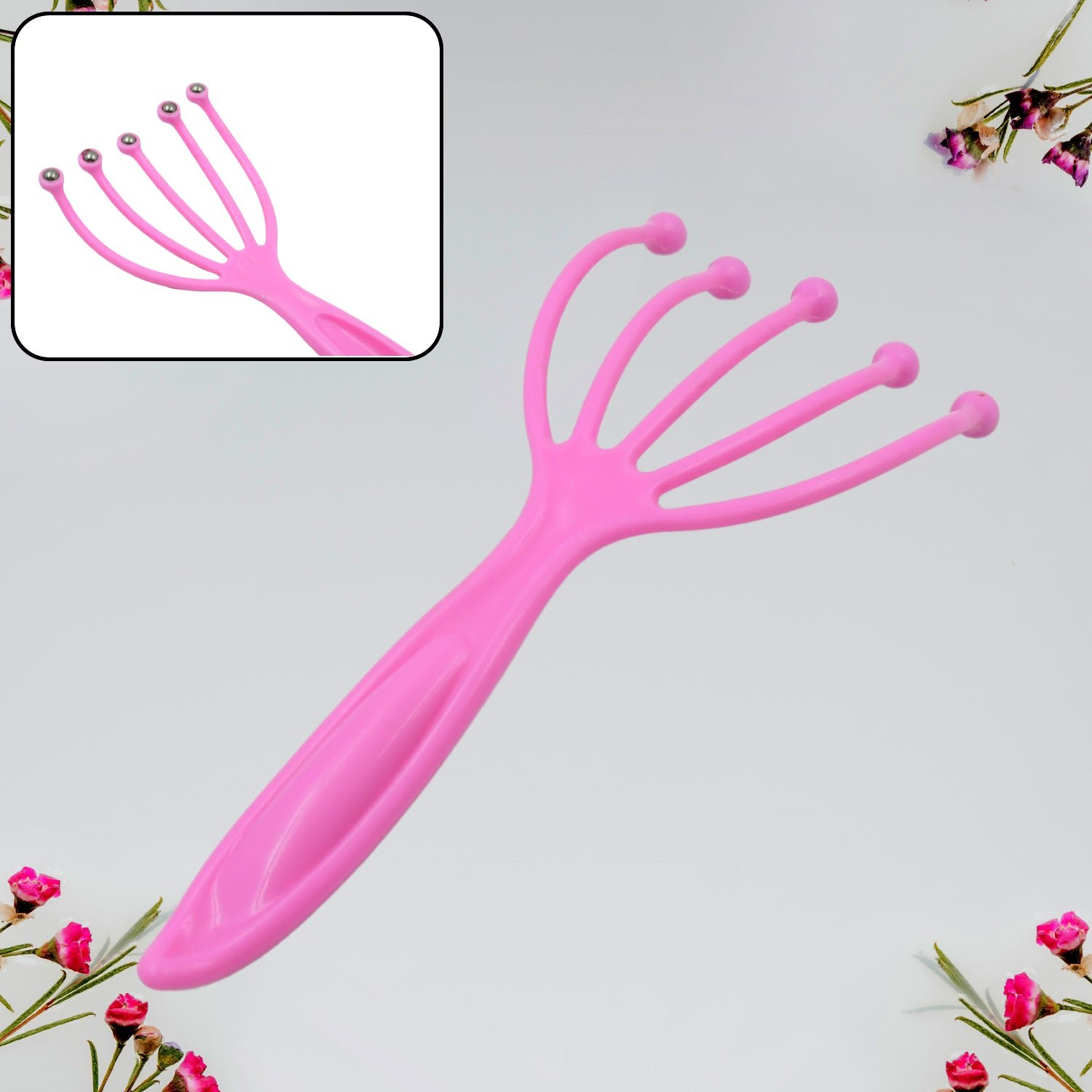 Handheld Scalp Massager for Relaxation, Hair accessories - Shivani Jaswal Handheld Scalp Massager for Relaxation, Hair accessories