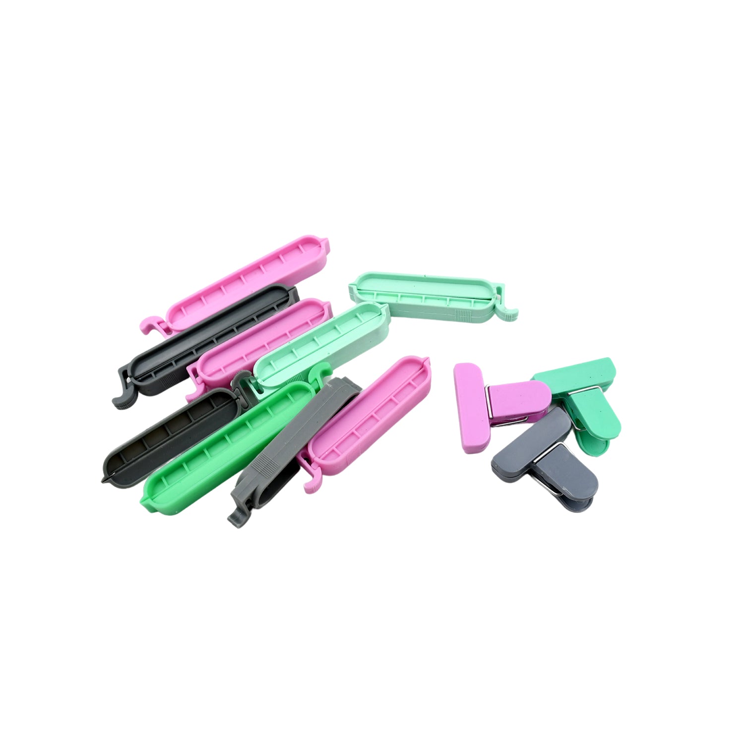 12 Pieces Food Clips, Plastic Food Bag Clips Reusable Bag Clips for Food Storage Colorful Sealing Clips for Snack, Coffee, Home, Kitchen, Travel, Camping - Shivani Jaswal 12 Pieces Food Clips, Plastic Food Bag Clips Reusable Bag Clips for Food Storage Colorful Sealing Clips for Snack, Coffee, Home, Kitchen, Travel, Camping