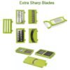 Plastic 13-in-1 Manual Vegetable Grater,Chipser and Slicer
