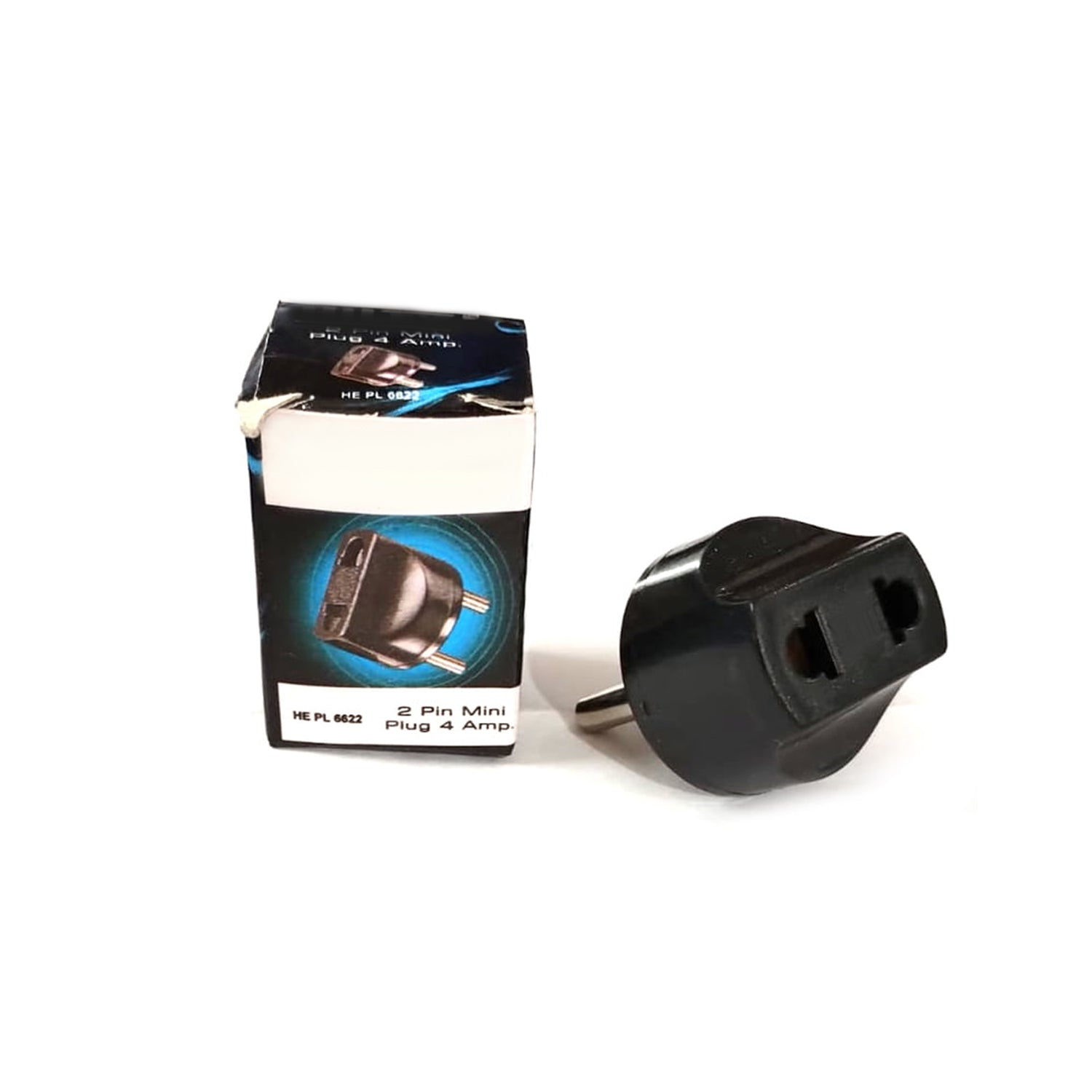 2 Pin 4 Amp. Conversion Electrical connector Plug, 2 PIN Plug Converter, Plug Adapter With Color Box (1 Pc ) - Shivani Jaswal 2 Pin 4 Amp. Conversion Electrical connector Plug, 2 PIN Plug Converter, Plug Adapter With Color Box (1 Pc )
