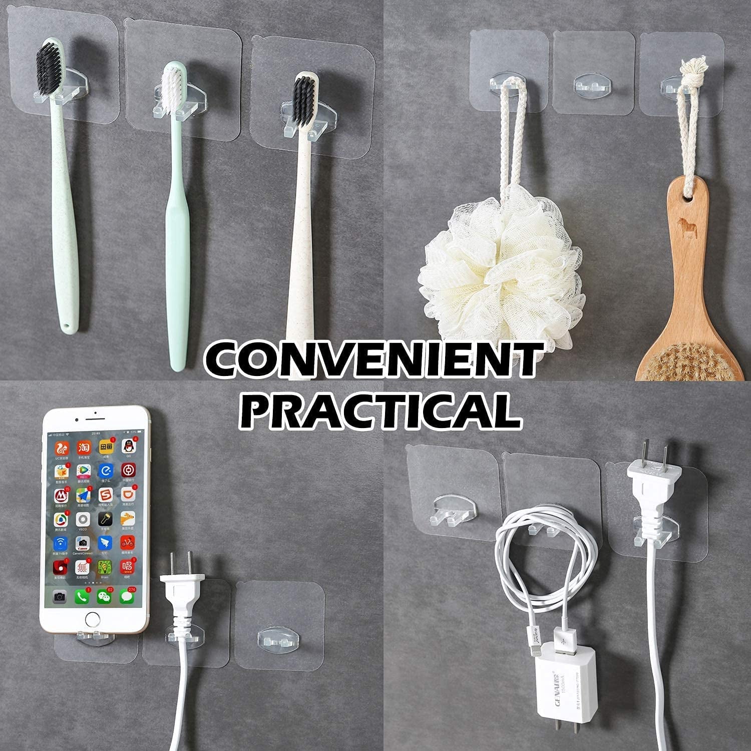 Transparent Self-Adhesive Wall Hook – Drill-Free, Waterproof & Oil-Proof for Toothbrush, Socket (1 Pc) - Shivani Jaswal Transparent Self-Adhesive Wall Hook – Drill-Free, Waterproof & Oil-Proof for Toothbrush, Socket (1 Pc)