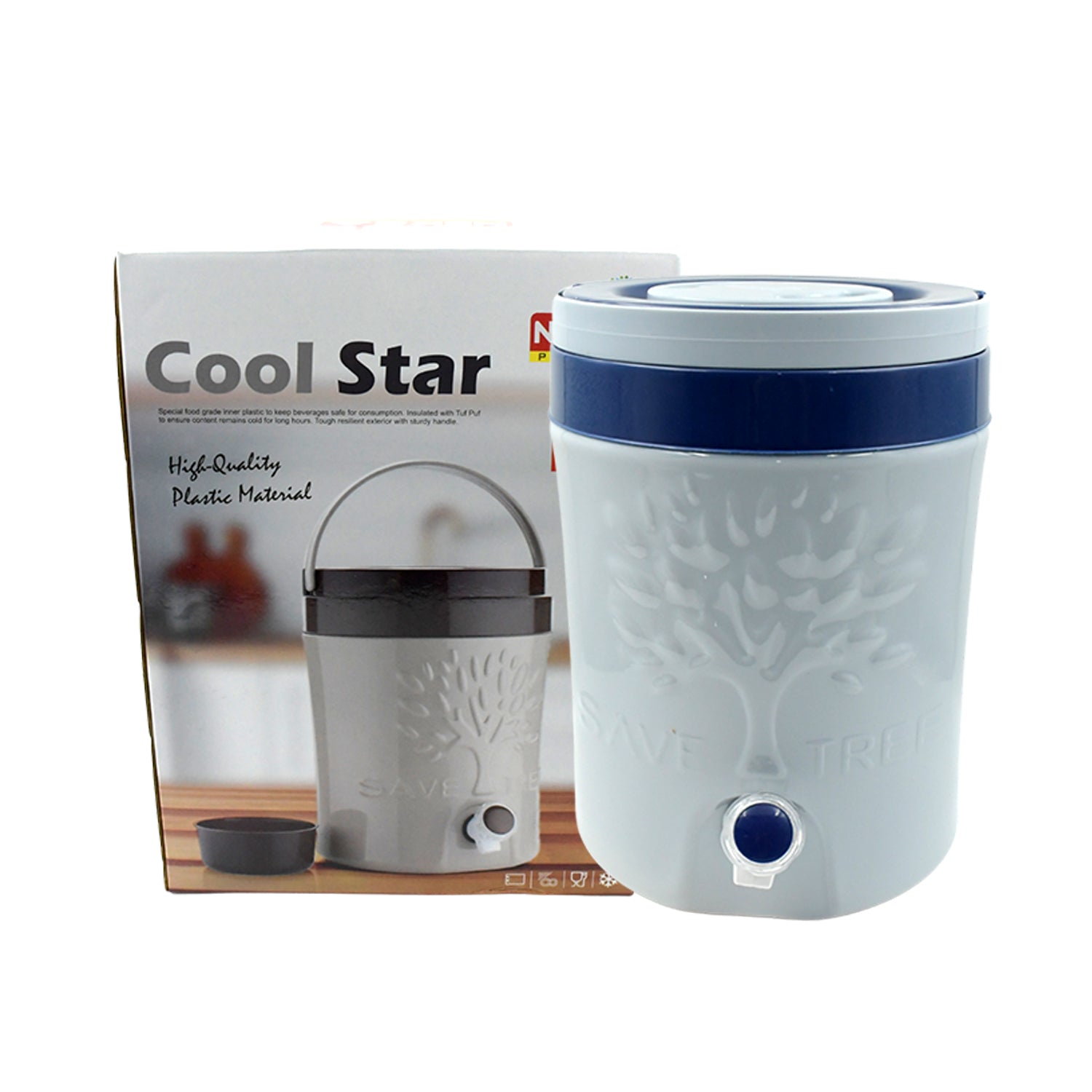 Insulated Water Jug with Tap (12000ml): Leakproof, Travel Cooler - Shivani Jaswal Insulated Water Jug with Tap (12000ml): Leakproof, Travel Cooler