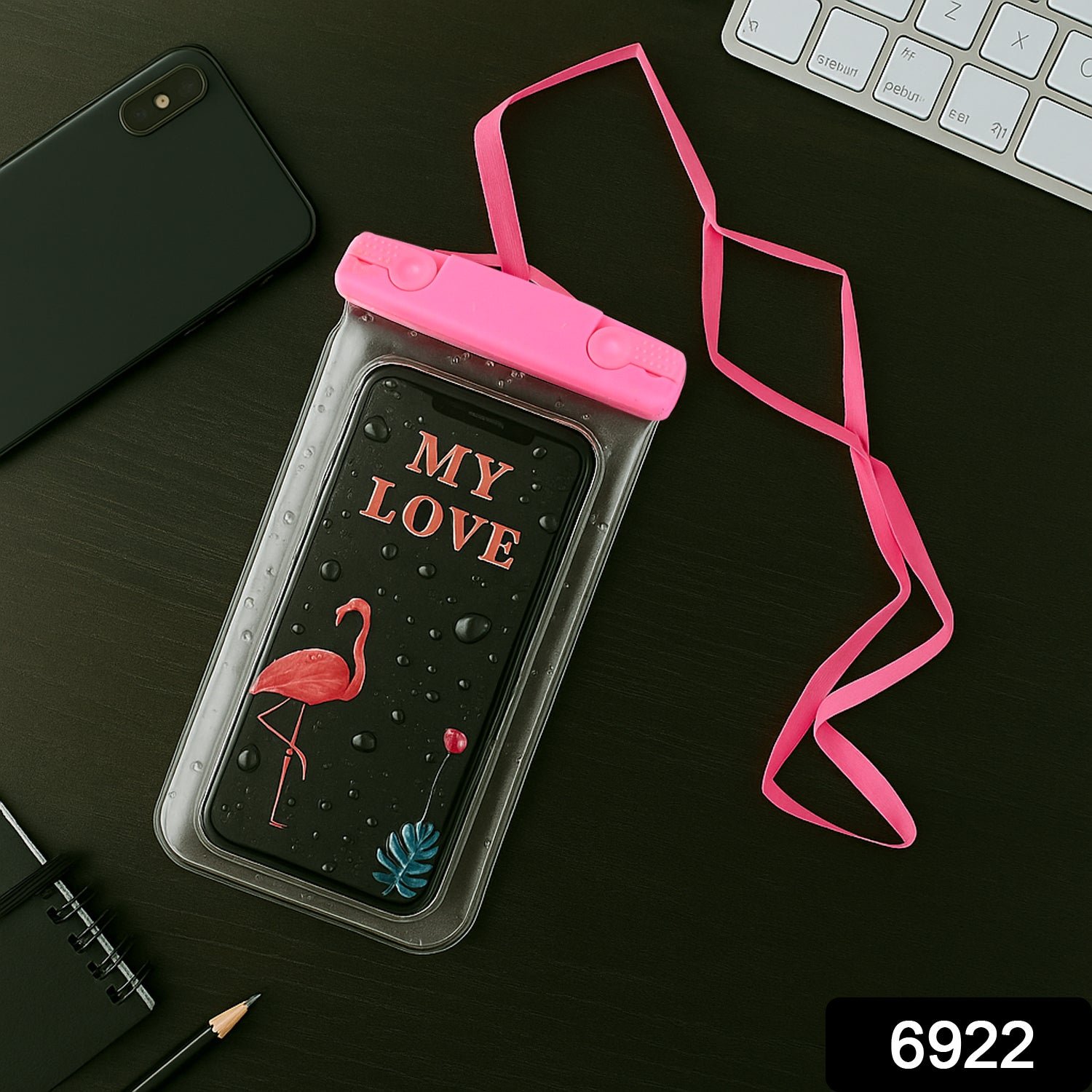 Mobile Cover Pouch Transparent Waterproof Sealed Plastic Smartphone Protective Pouch Cover/Bag for All Mobile Phones - Shivani Jaswal Mobile Cover Pouch Transparent Waterproof Sealed Plastic Smartphone Protective Pouch Cover/Bag for All Mobile Phones