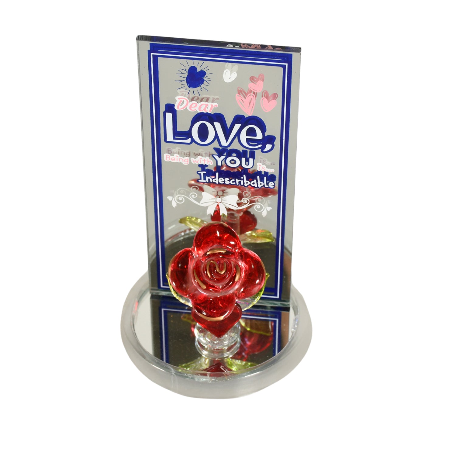 Lovely Rose Showpiece – Romantic Gift Set for All Occasions (1 Pc) - Shivani Jaswal Lovely Rose Showpiece – Romantic Gift Set for All Occasions (1 Pc)