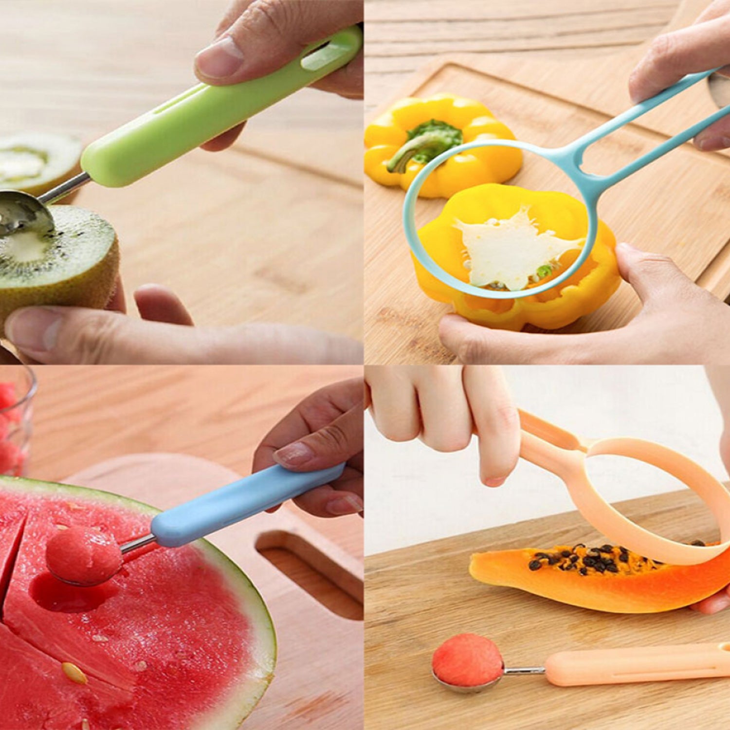 2-in-1 Fruit Peeler & Baller for Avocado & Watermelon (1 Pc, Kitchen) - Shivani Jaswal 2-in-1 Fruit Peeler & Baller for Avocado & Watermelon (1 Pc, Kitchen)