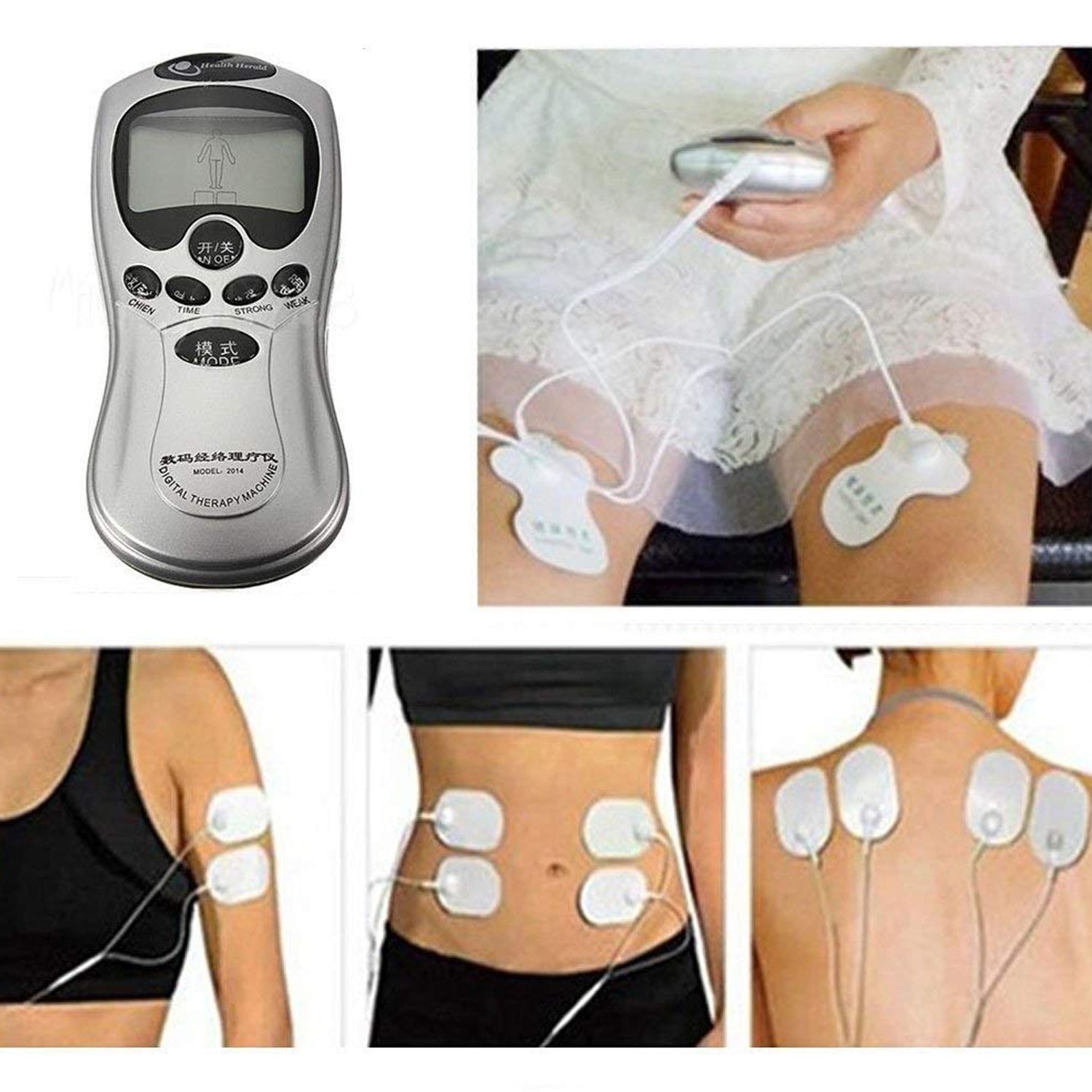 Multifunction Pain Relief Massager (Electric, Pulse Therapy) - Neck, Back, Body Without Adaptor - Shivani Jaswal Multifunction Pain Relief Massager (Electric, Pulse Therapy) - Neck, Back, Body Without Adaptor