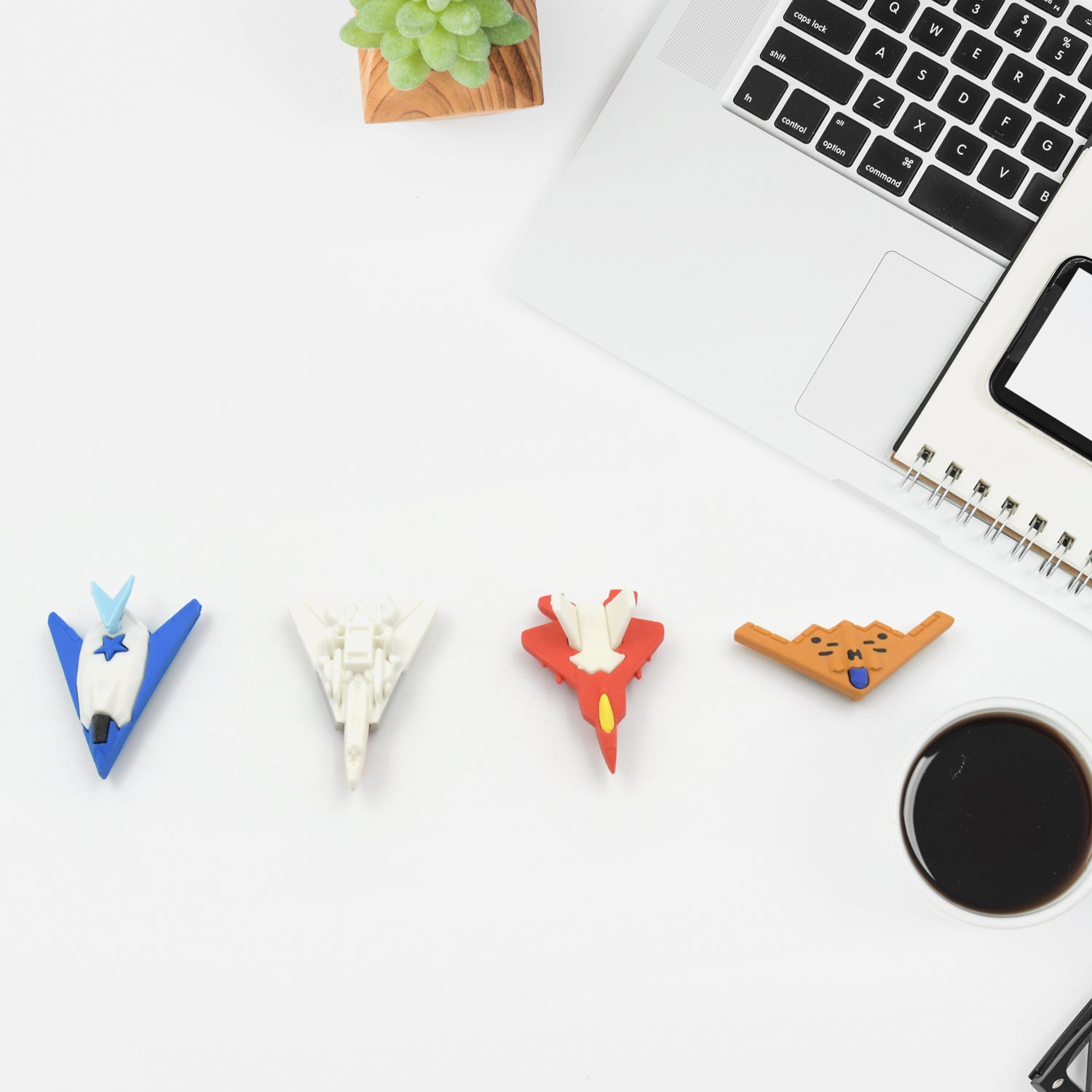 Fun Erasers for Kids: Gun & Plane Shapes (4-Pack, Gift Set) - Shivani Jaswal Fun Erasers for Kids: Gun & Plane Shapes (4-Pack, Gift Set)