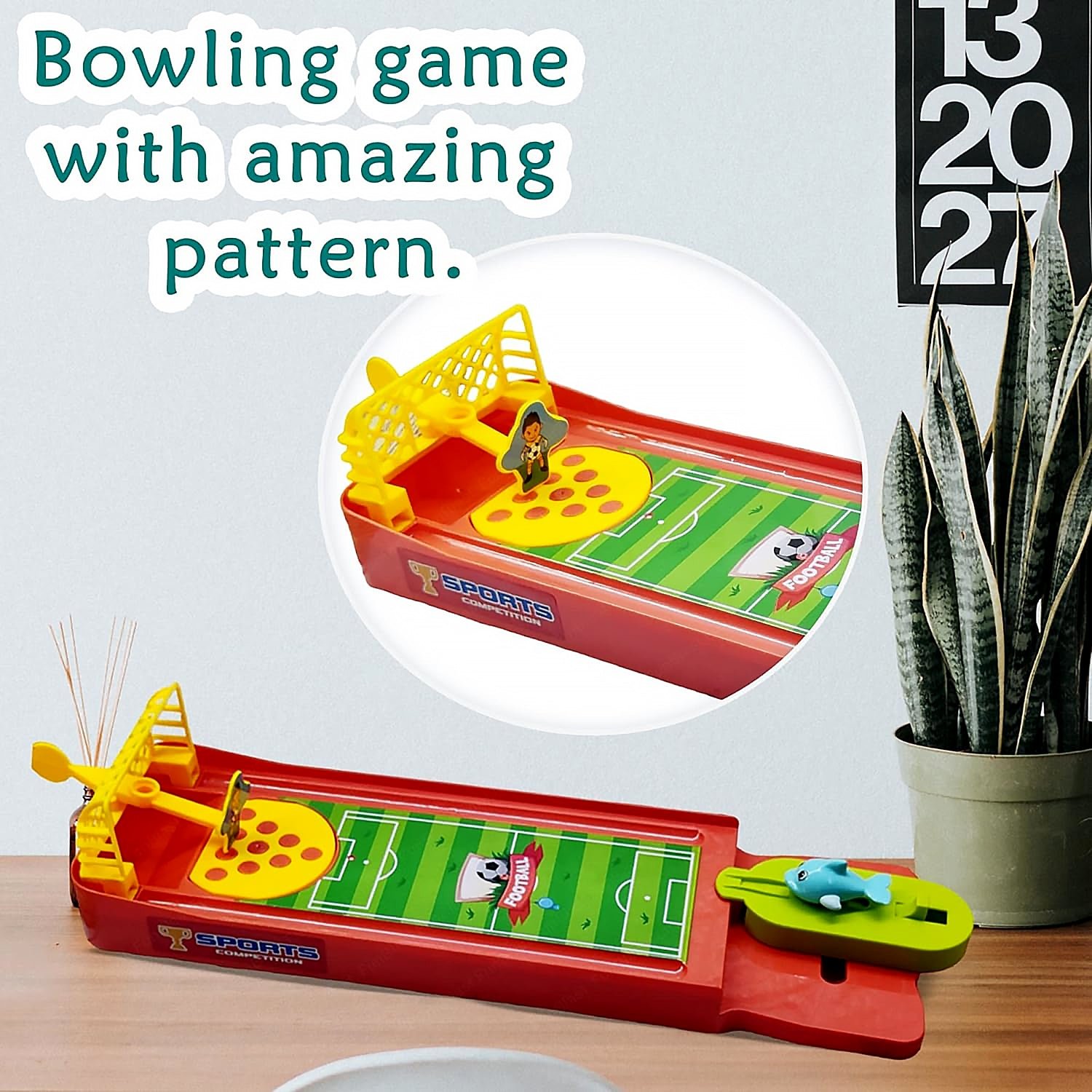 Mini Table Top Finger Football Game for Kids-Desktop Game for Kids & Adults, Fun Indoor Finger Bowling Game for Boys & Girls, Family Board Game - Shivani Jaswal Mini Table Top Finger Football Game for Kids-Desktop Game for Kids & Adults, Fun Indoor Finger Bowling Game for Boys & Girls, Family Board Game