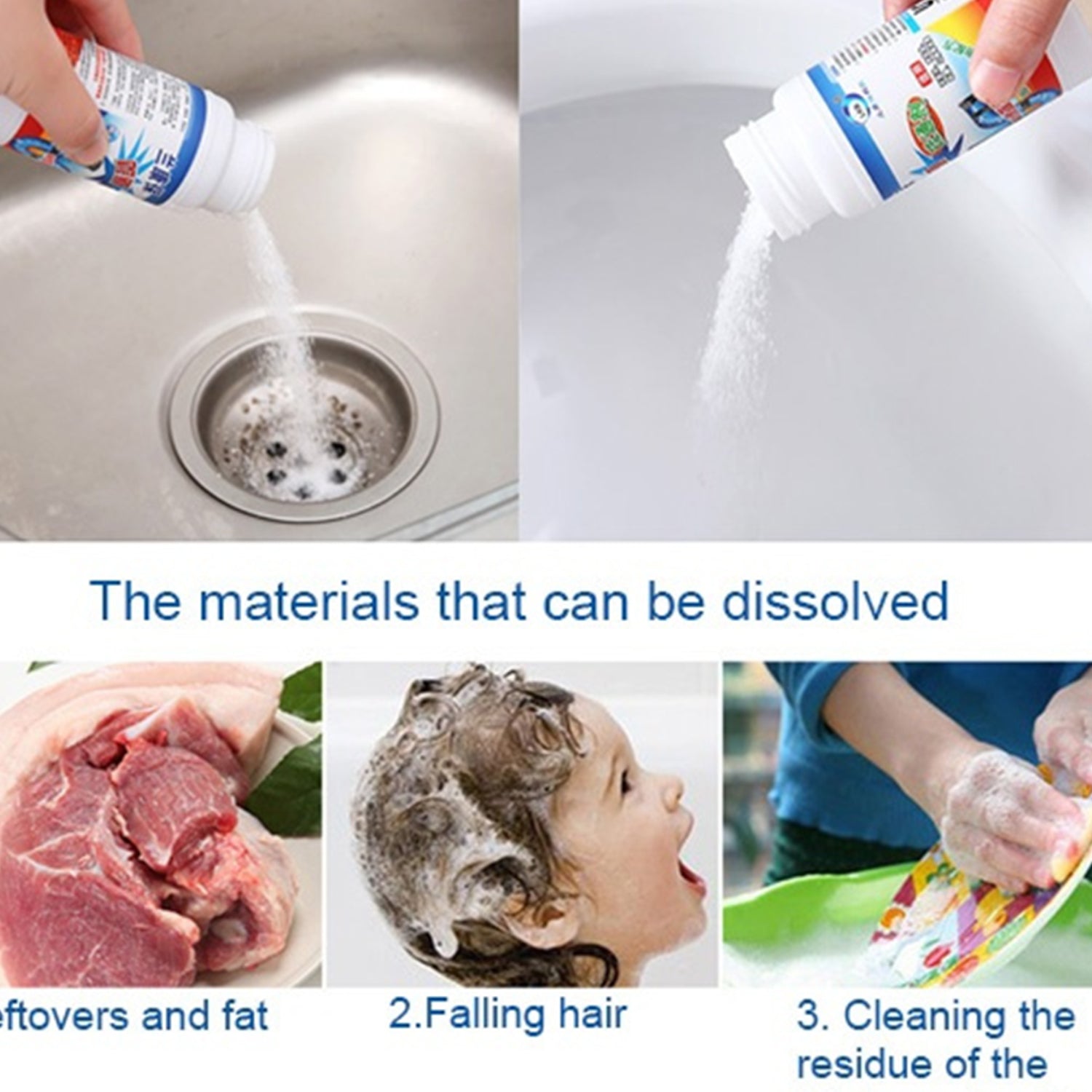 Powerful Portable Sink & Drain Cleaner – Super Clog Remover Powder Agent - Shivani Jaswal Powerful Portable Sink & Drain Cleaner – Super Clog Remover Powder Agent