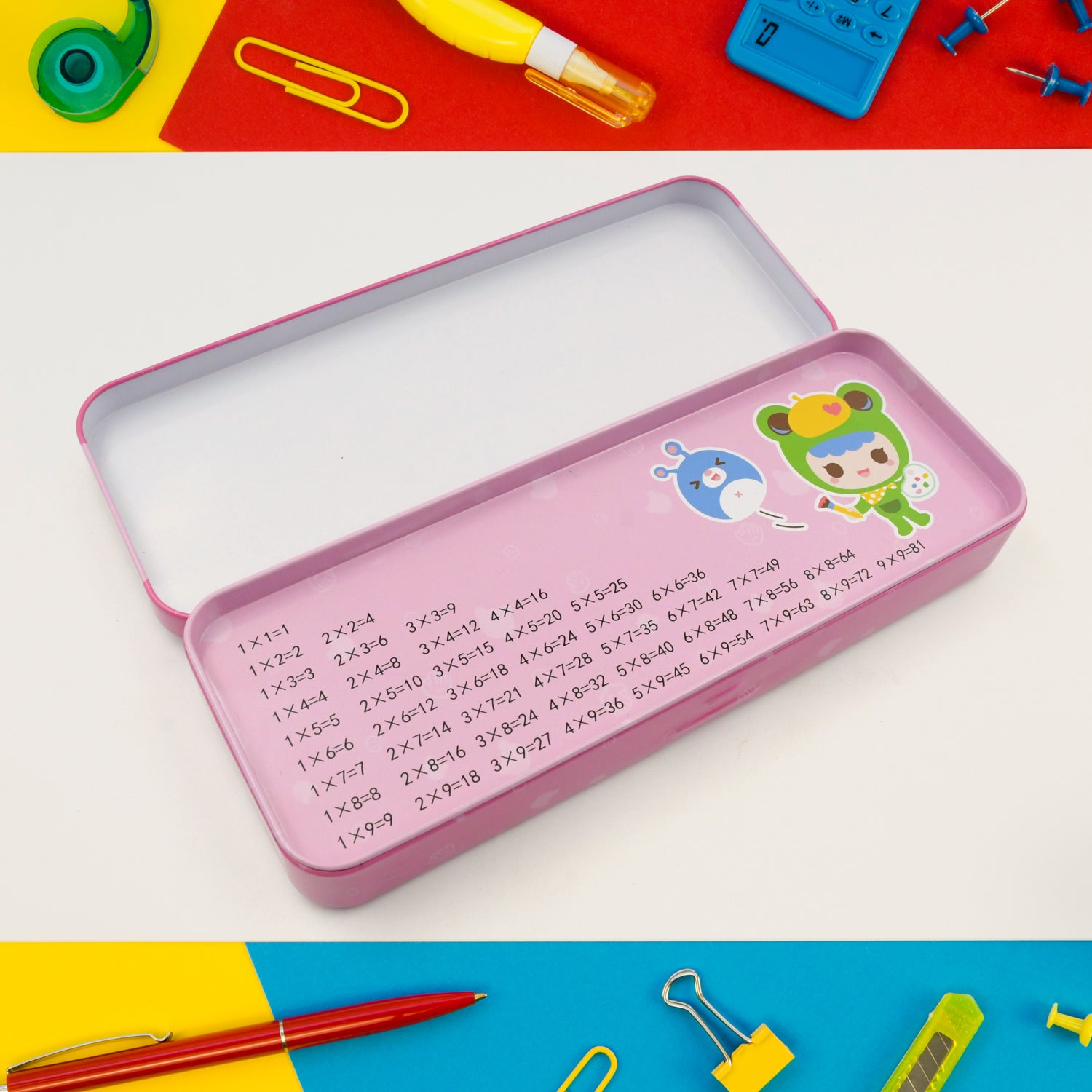 12-Piece Stationery Set: Pencil Box, Pencils, Erasers & More - Shivani Jaswal 12-Piece Stationery Set: Pencil Box, Pencils, Erasers & More
