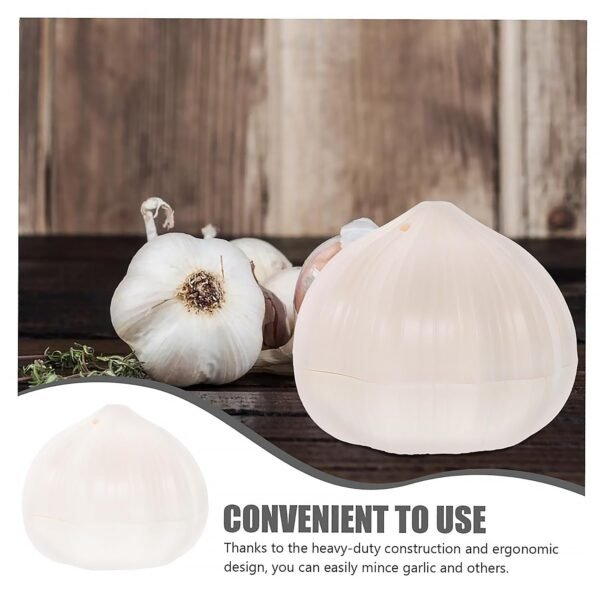 Garlic Press Sharpener Device Ã¢â‚¬â€œ Portable Manual Ginger, Chili & Garlic Crusher, Masher, Chopper & Grinder for Kitchen Use