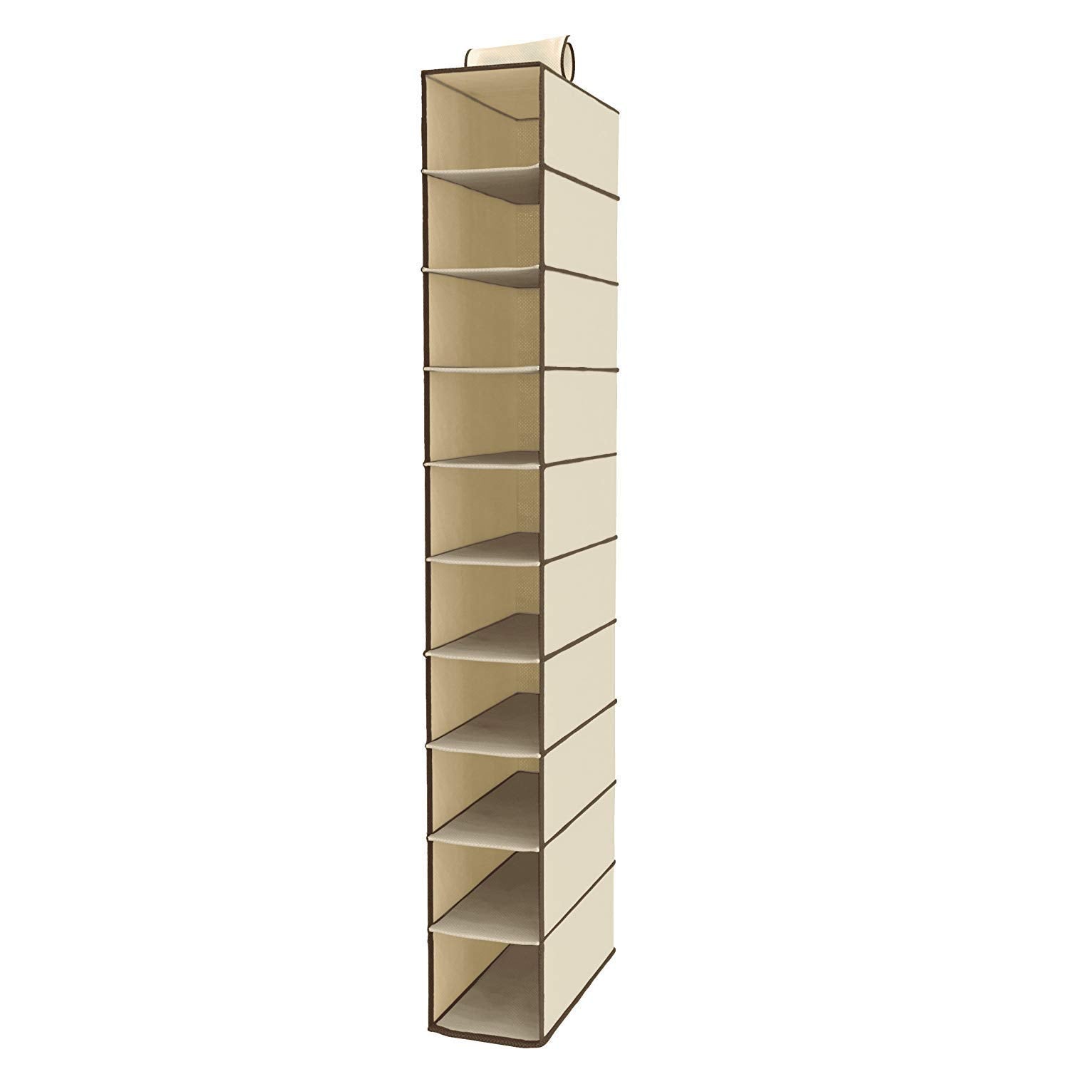 10 Tier Multipurpose Storage Rack, Foldable, Collapsible Fabric Wardrobe Organiser for Clothes - Shivani Jaswal 10 Tier Multipurpose Storage Rack, Foldable, Collapsible Fabric Wardrobe Organiser for Clothes