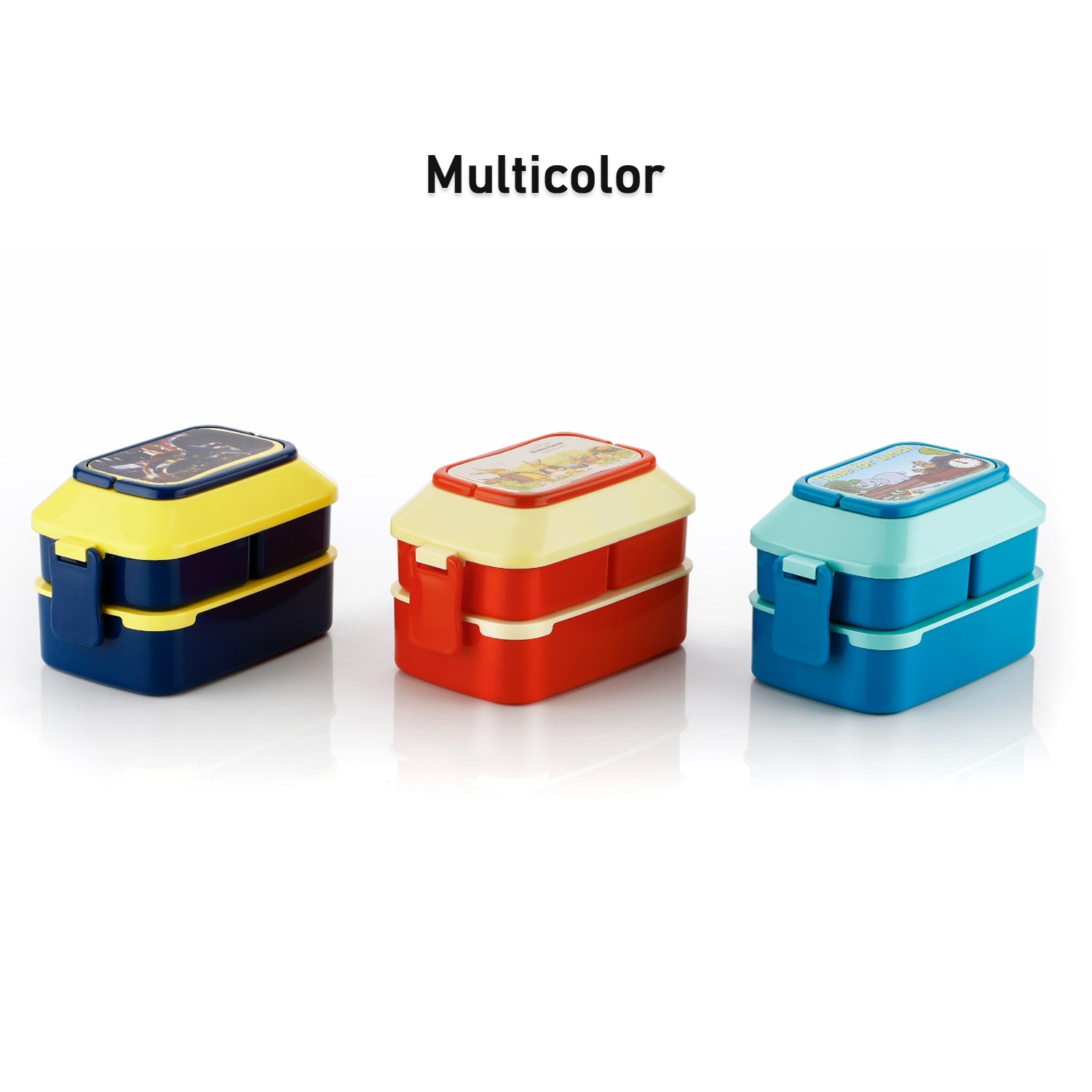 5621 Double Layer Lunch Box Stylish Lid Lunch Box With Fork & Spoon Lunch Box For Children School Lunch Box - Shivani Jaswal 5621 Double Layer Lunch Box Stylish Lid Lunch Box With Fork & Spoon Lunch Box For Children School Lunch BoxÂ