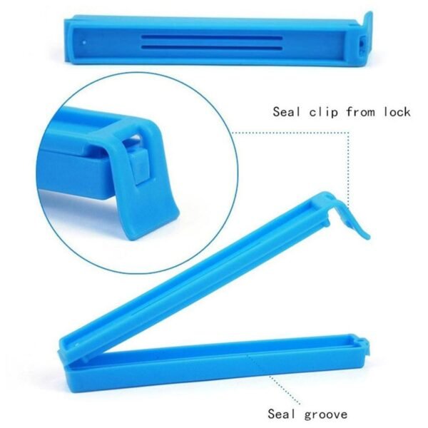 4 Pc Food Sealing Clip used in all kinds of places including household and official, especially for sealing packed food and stuff.
