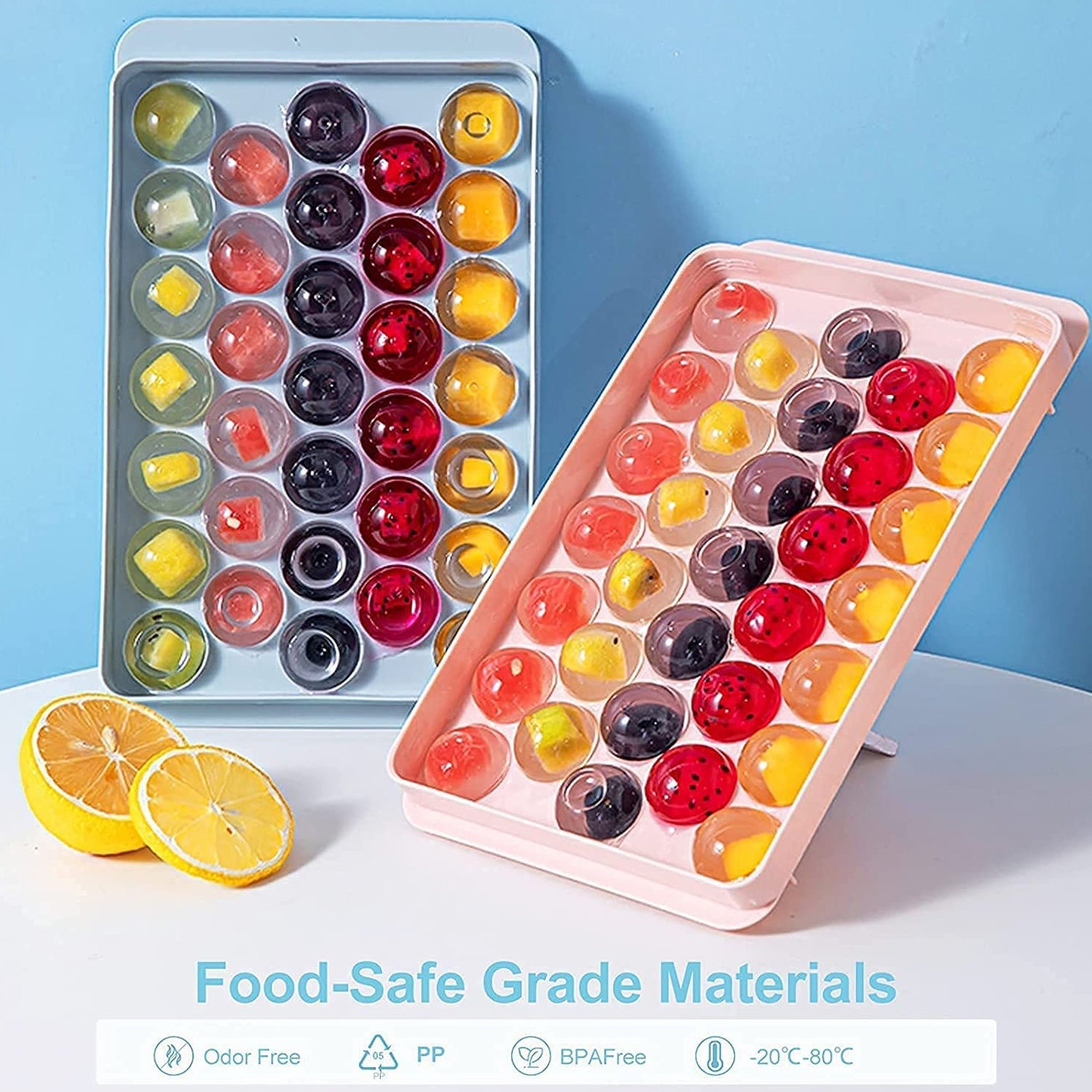 Plastic Round BPA Free Reusable Ice Cube Ice Ball Mold / Lolli Candy Maker (20x12cm) - Shivani Jaswal Plastic Round BPA Free Reusable Ice Cube Ice Ball Mold / Lolli Candy Maker (20x12cm)