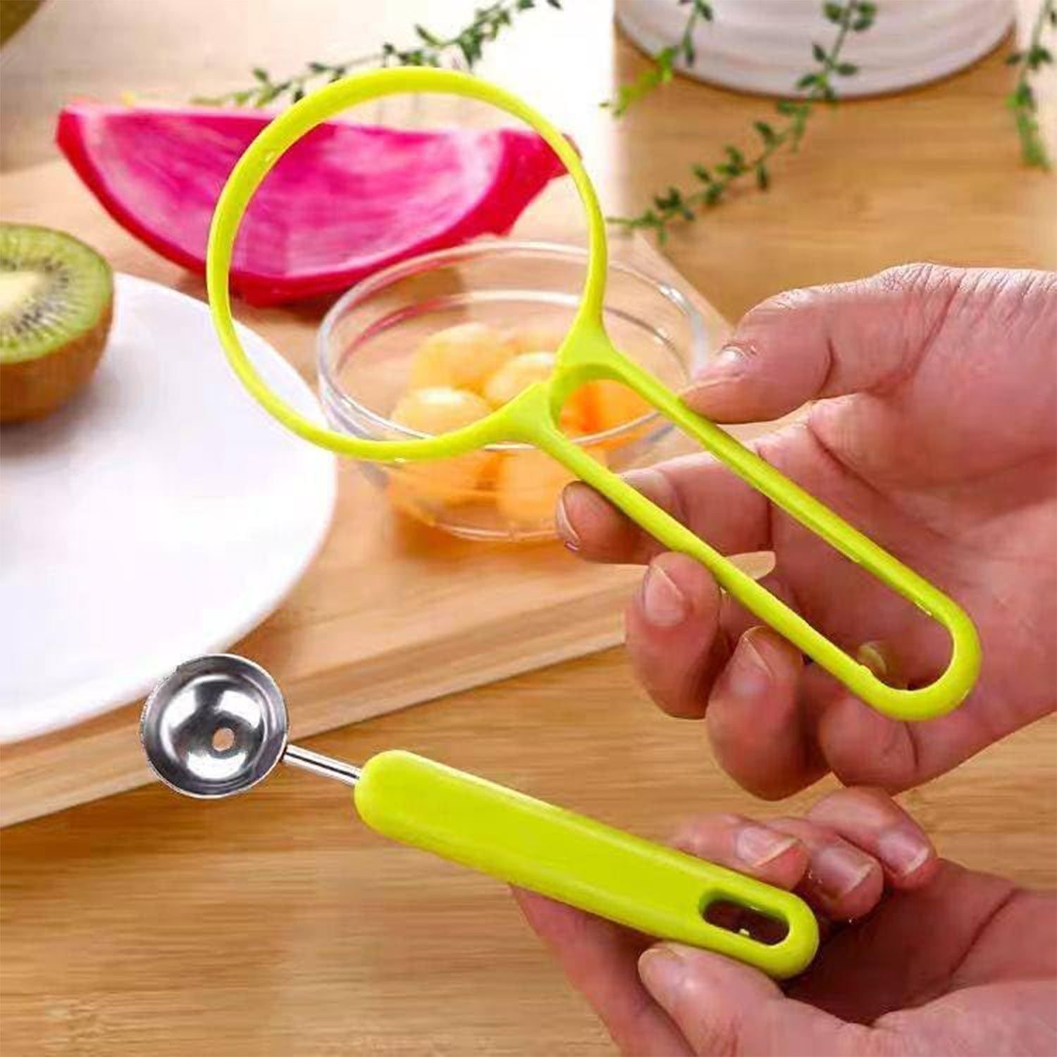 2-in-1 Fruit Peeler & Baller for Avocado & Watermelon (1 Pc, Kitchen) - Shivani Jaswal 2-in-1 Fruit Peeler & Baller for Avocado & Watermelon (1 Pc, Kitchen)
