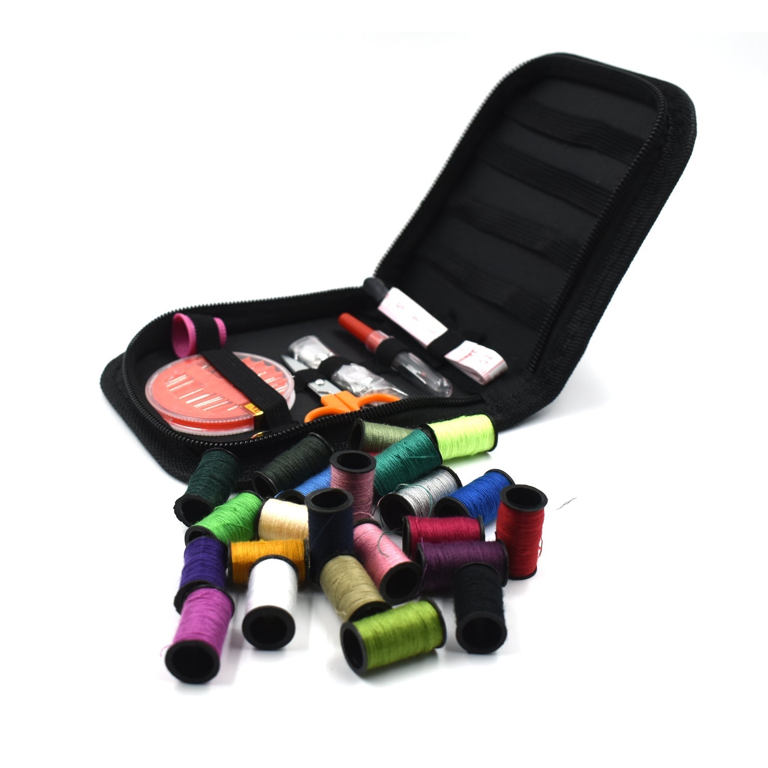48 Pc Purse Sewing Set used for sewing of clothes and fabrics including all home purposes. - Shivani Jaswal 48 Pc Purse Sewing Set used for sewing of clothes and fabrics including all home purposes.