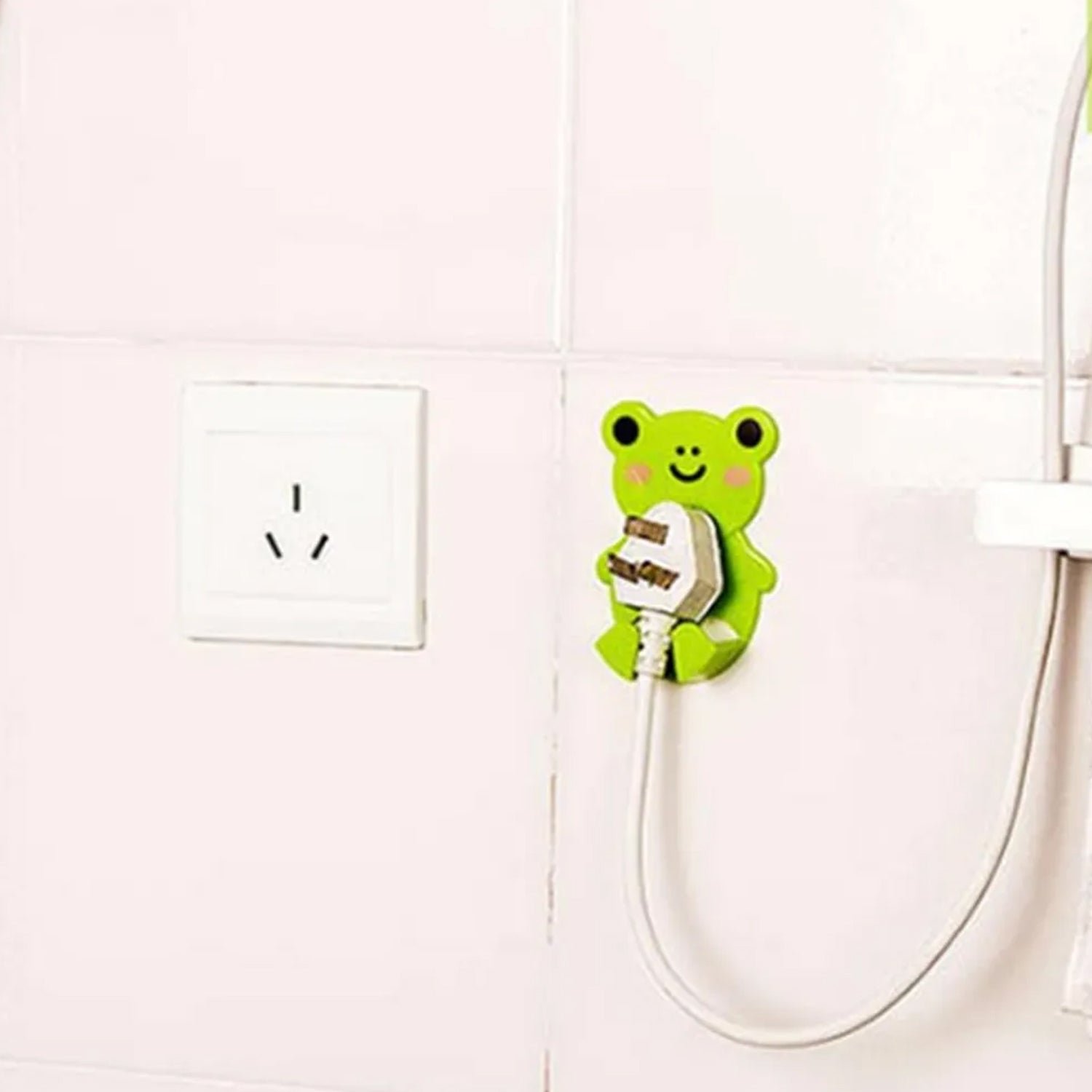 Plastic Adhesive Cable & Socket Holder – 2-Piece Set for Office, Home & Restaurant - Shivani Jaswal Plastic Adhesive Cable & Socket Holder – 2-Piece Set for Office, Home & Restaurant