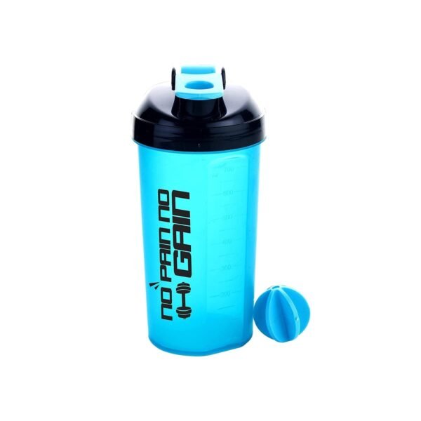 700ml Protein Shaker Bottle with Powder Storage 3-Compartment Gym Shake