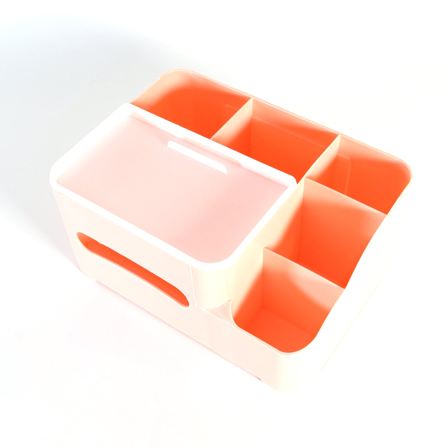 6-Compartment Desk Organizer – Multi-Function Storage for Tissue, Stationery, Remote & Mobile (Home/Office) - Shivani Jaswal 6-Compartment Desk Organizer – Multi-Function Storage for Tissue, Stationery, Remote & Mobile (Home/Office)