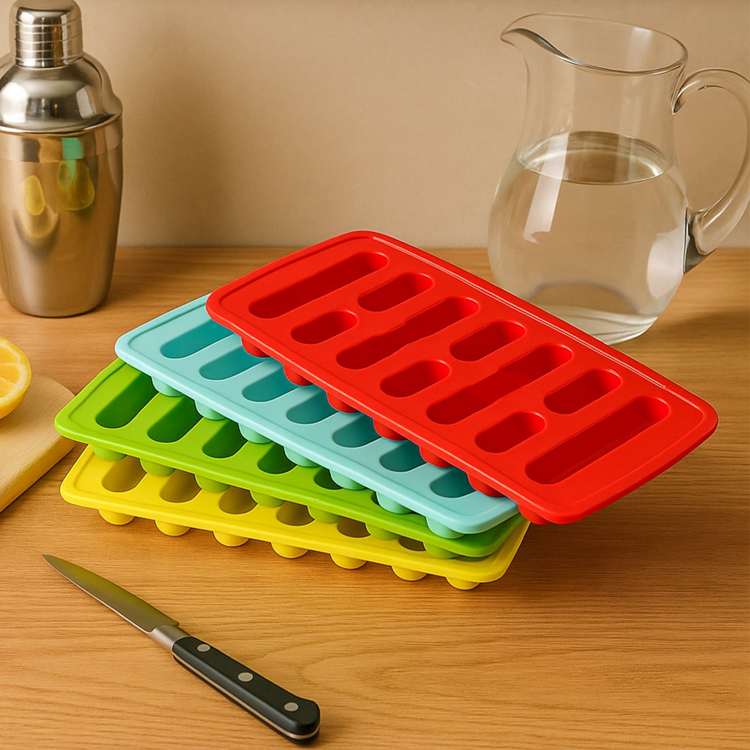 4-Piece Fancy Ice Tray – Versatile Household Ice Maker - Shivani Jaswal 4-Piece Fancy Ice Tray – Versatile Household Ice Maker