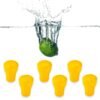 Plastic Glass , Freezer safe Glass, 300ml, Multicolor (Set of 6)
