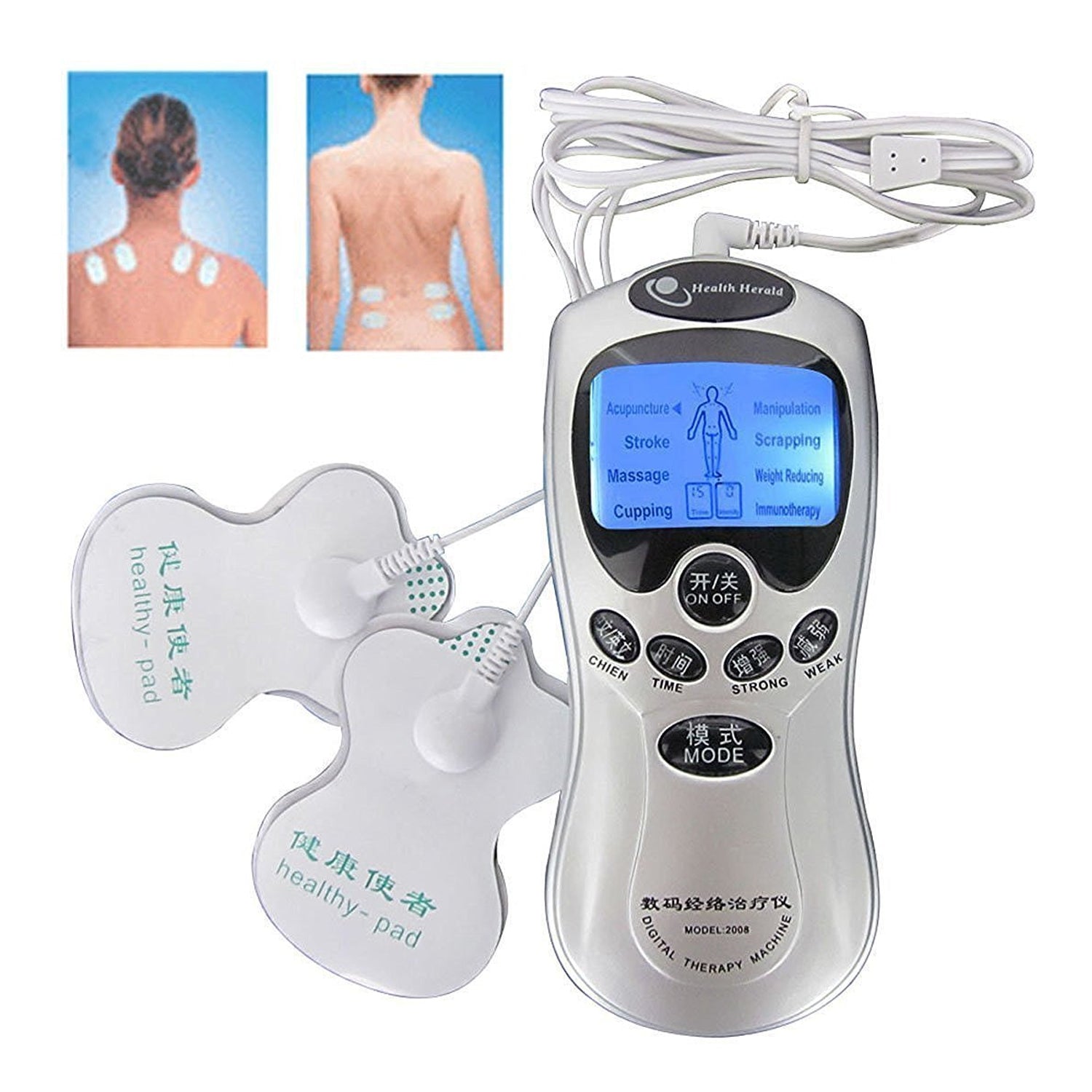 Multifunction Pain Relief Massager (Electric, Pulse Therapy) - Neck, Back, Body Without Adaptor - Shivani Jaswal Multifunction Pain Relief Massager (Electric, Pulse Therapy) - Neck, Back, Body Without Adaptor
