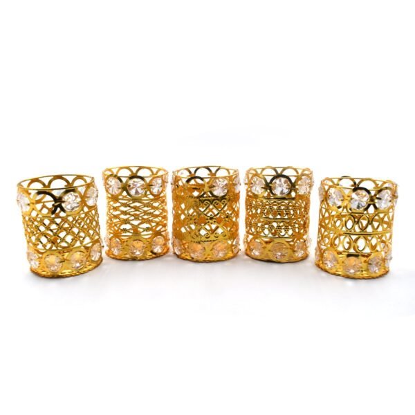Antique Golden Jhoomer Chandelier â€“ Diwali & Christmas Decor (1 Pc)