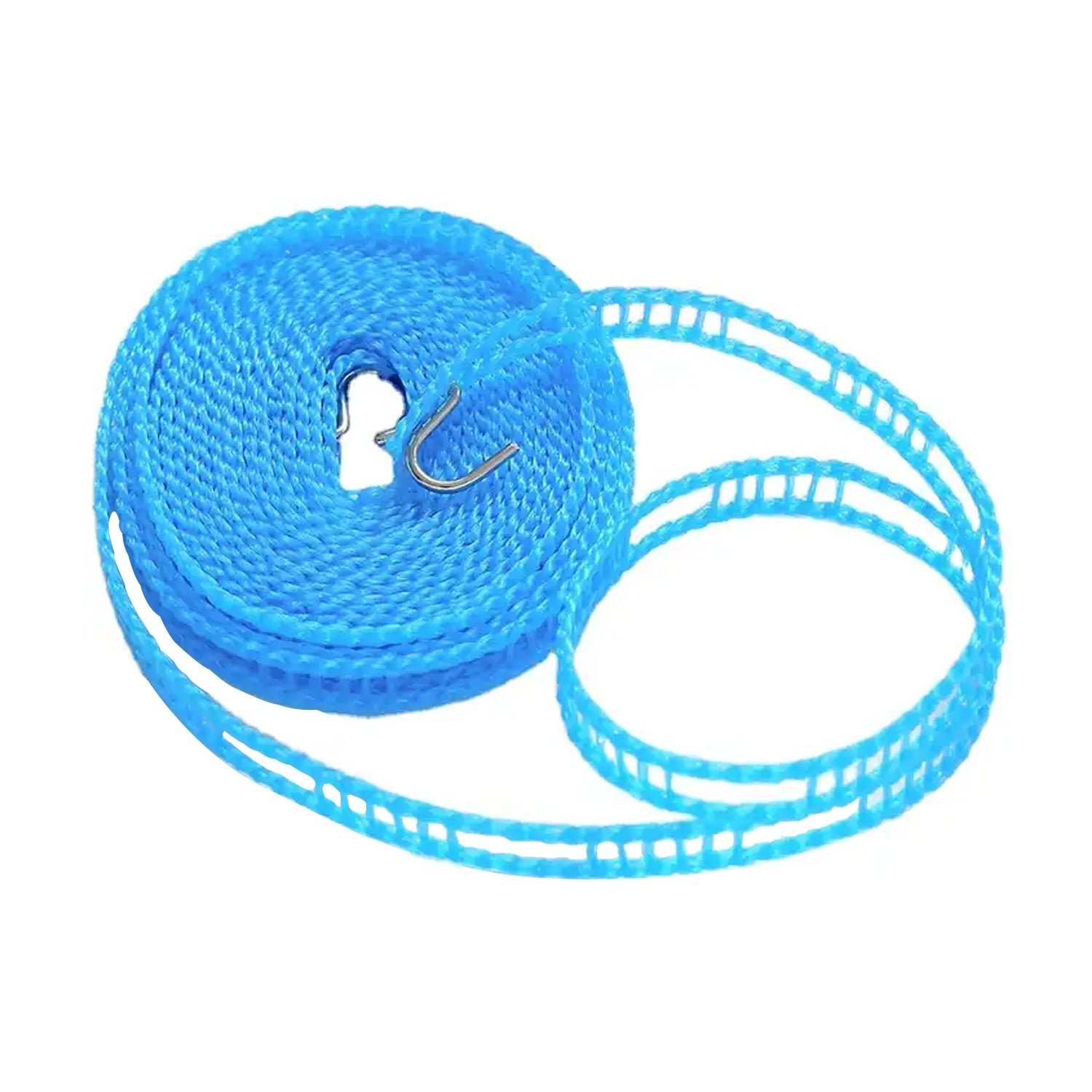 3 Meter Anti-Slip Clothesline Rope - Nylon, Hooks, Indoor/Outdoor - Shivani Jaswal 3 Meter Anti-Slip Clothesline Rope - Nylon, Hooks, Indoor/Outdoor
