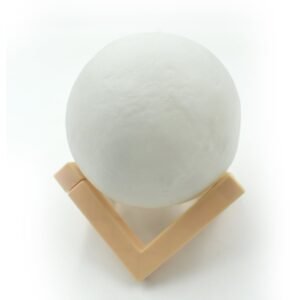 3D Moon Lamp with Color Changing Sensor Touch & Crystal Ball Stand