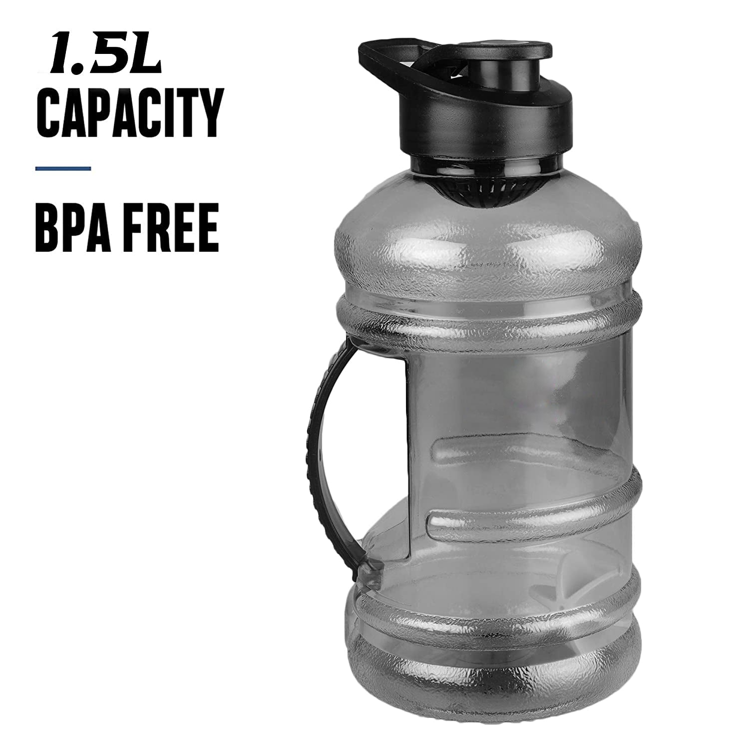 Sports Gym 1.5 Liters Gallon Water Bottle with Mixer and Strainer - Shivani Jaswal Sports Gym 1.5 Liters Gallon Water Bottle with Mixer and Strainer